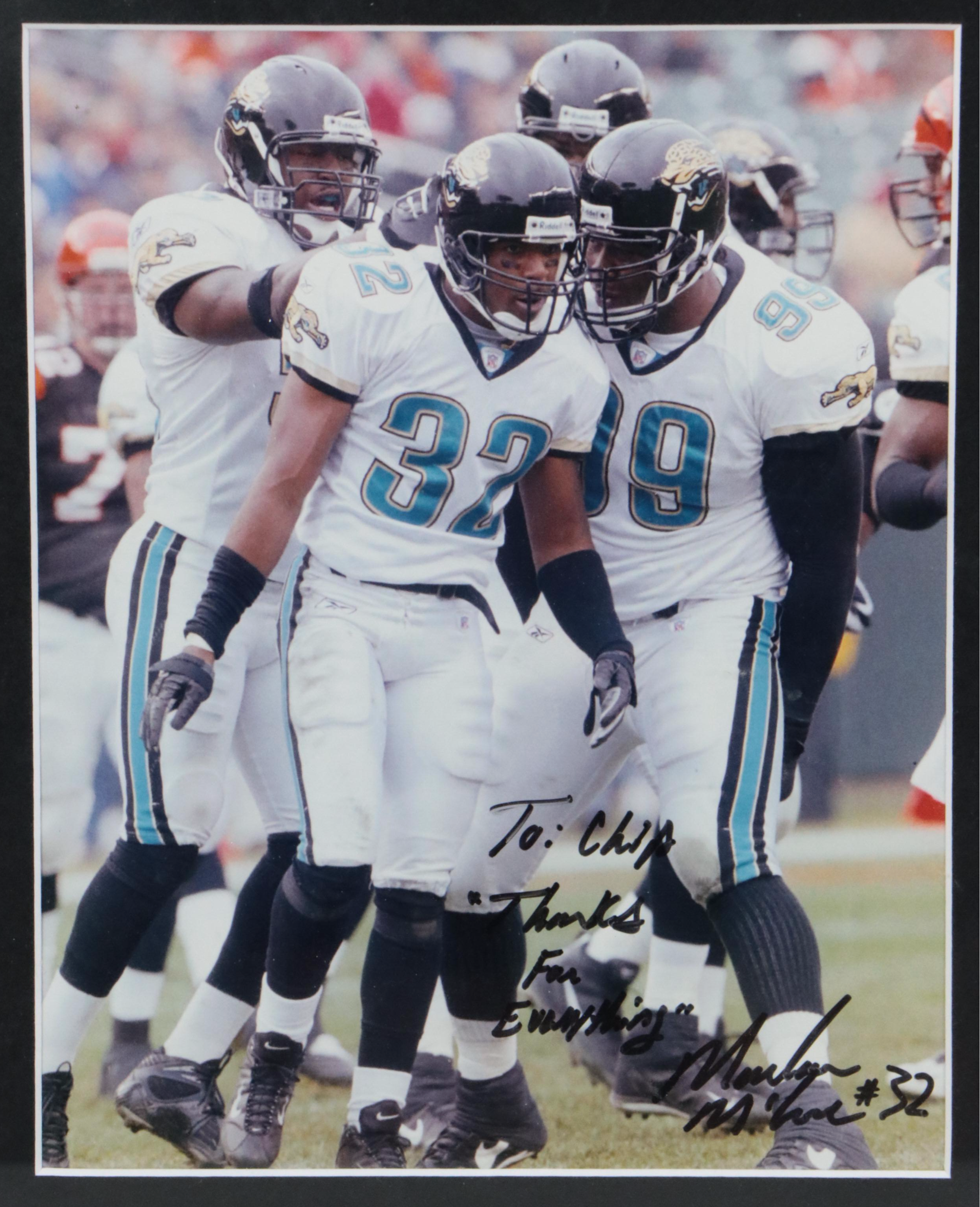 J. D. Griggs Player Issued Jaguars Jersey and Marlon McCree Signed Print