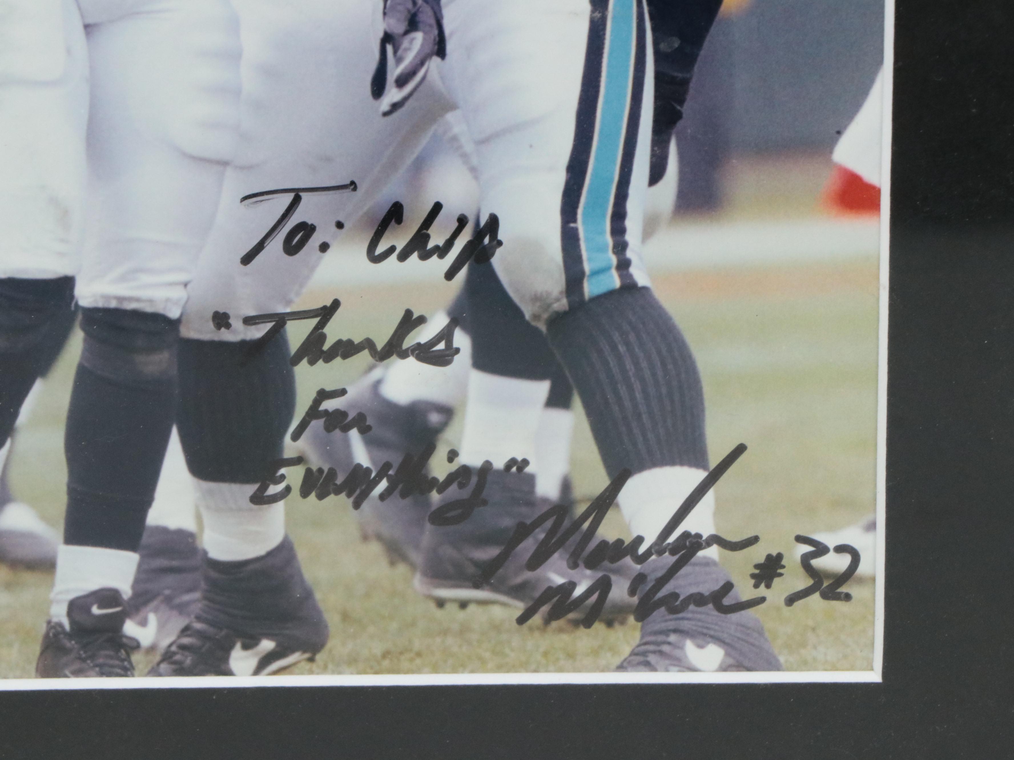 J. D. Griggs Player Issued Jaguars Jersey and Marlon McCree Signed Print