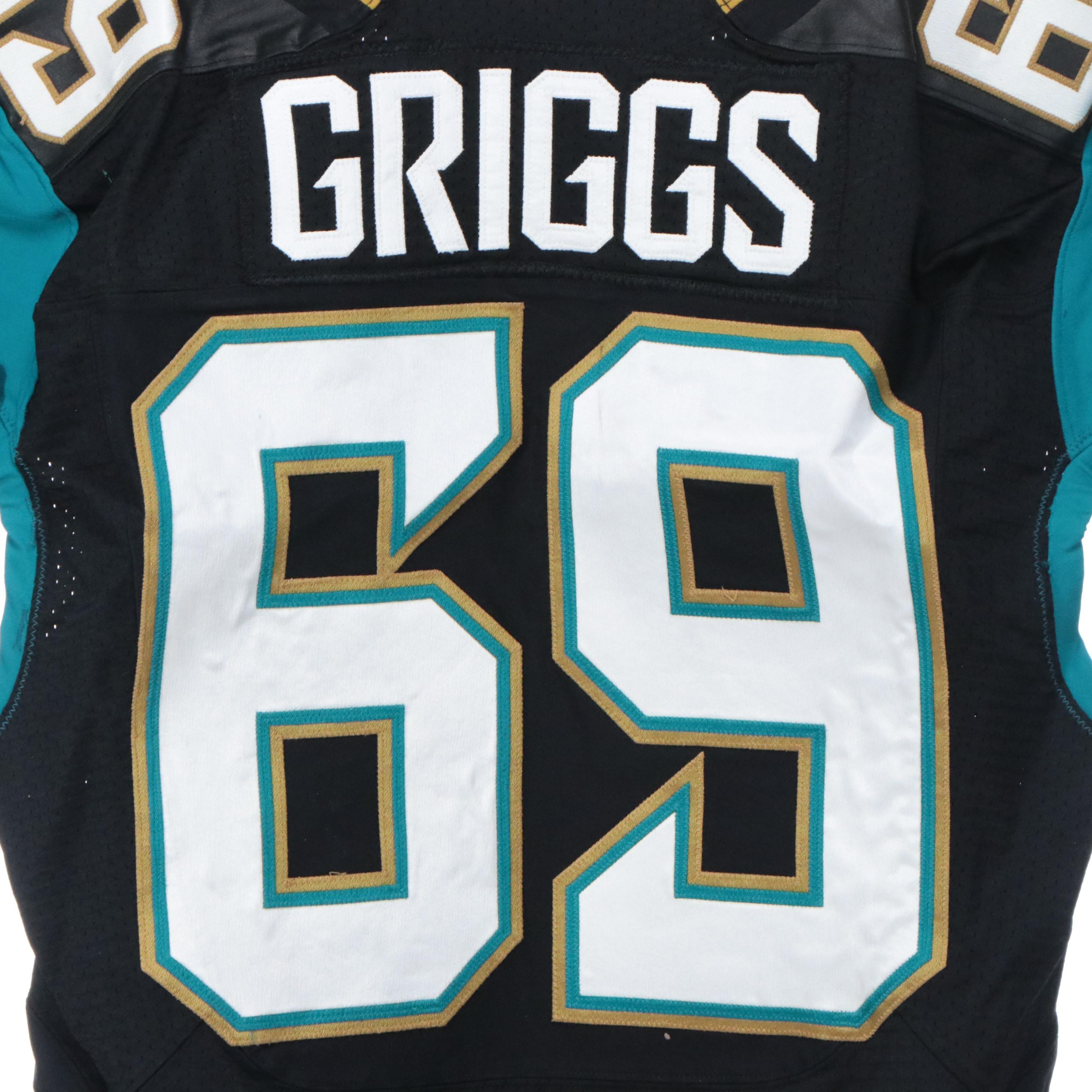 J. D. Griggs Player Issued Jaguars Jersey and Marlon McCree Signed Print