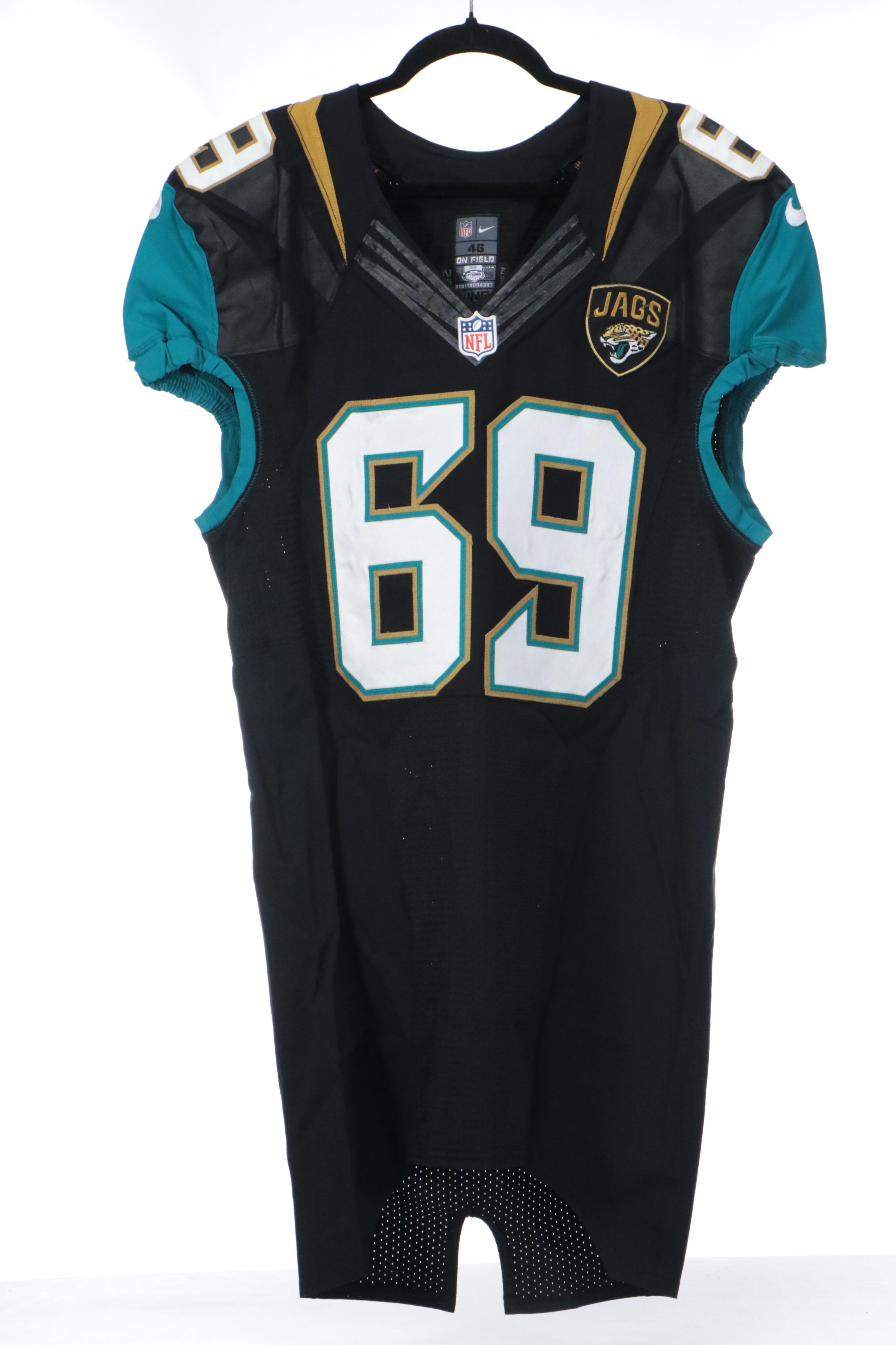 J. D. Griggs Player Issued Jaguars Jersey and Marlon McCree Signed Print