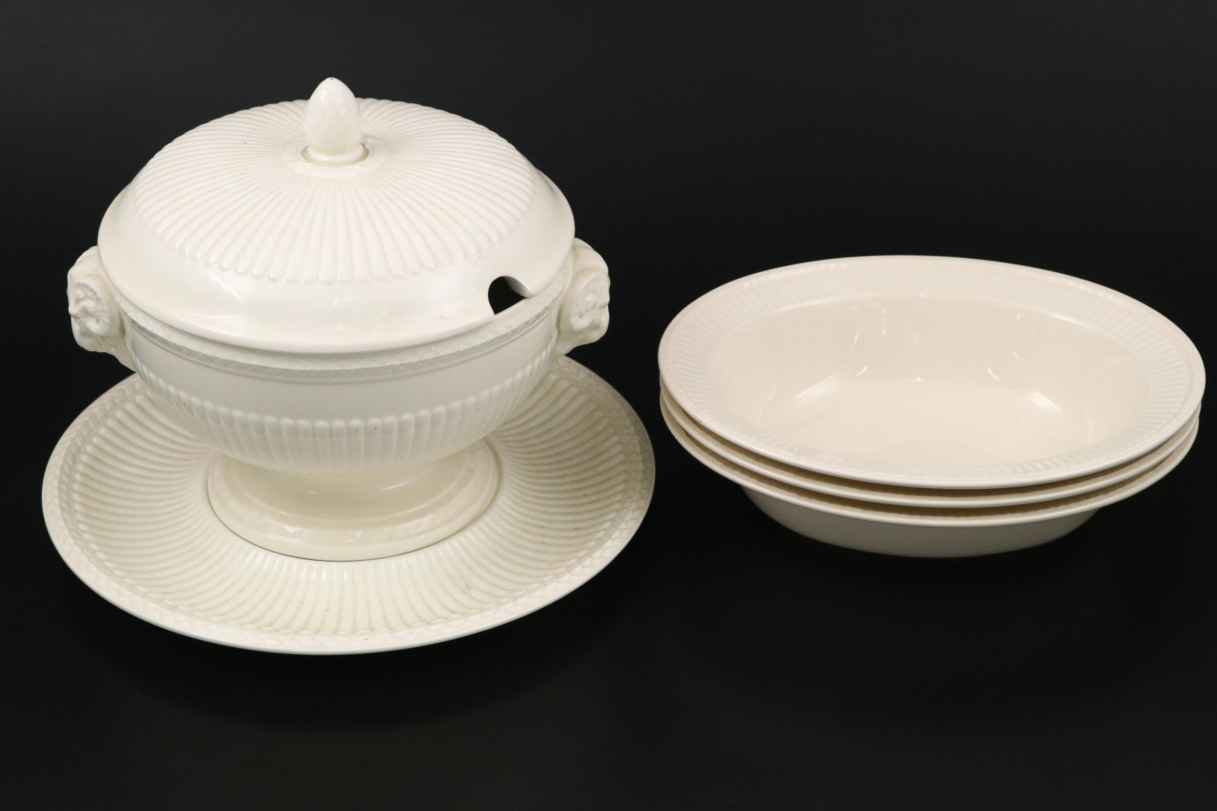 Wedgwood "Edme" Porcelain Dinnerware and Tureen