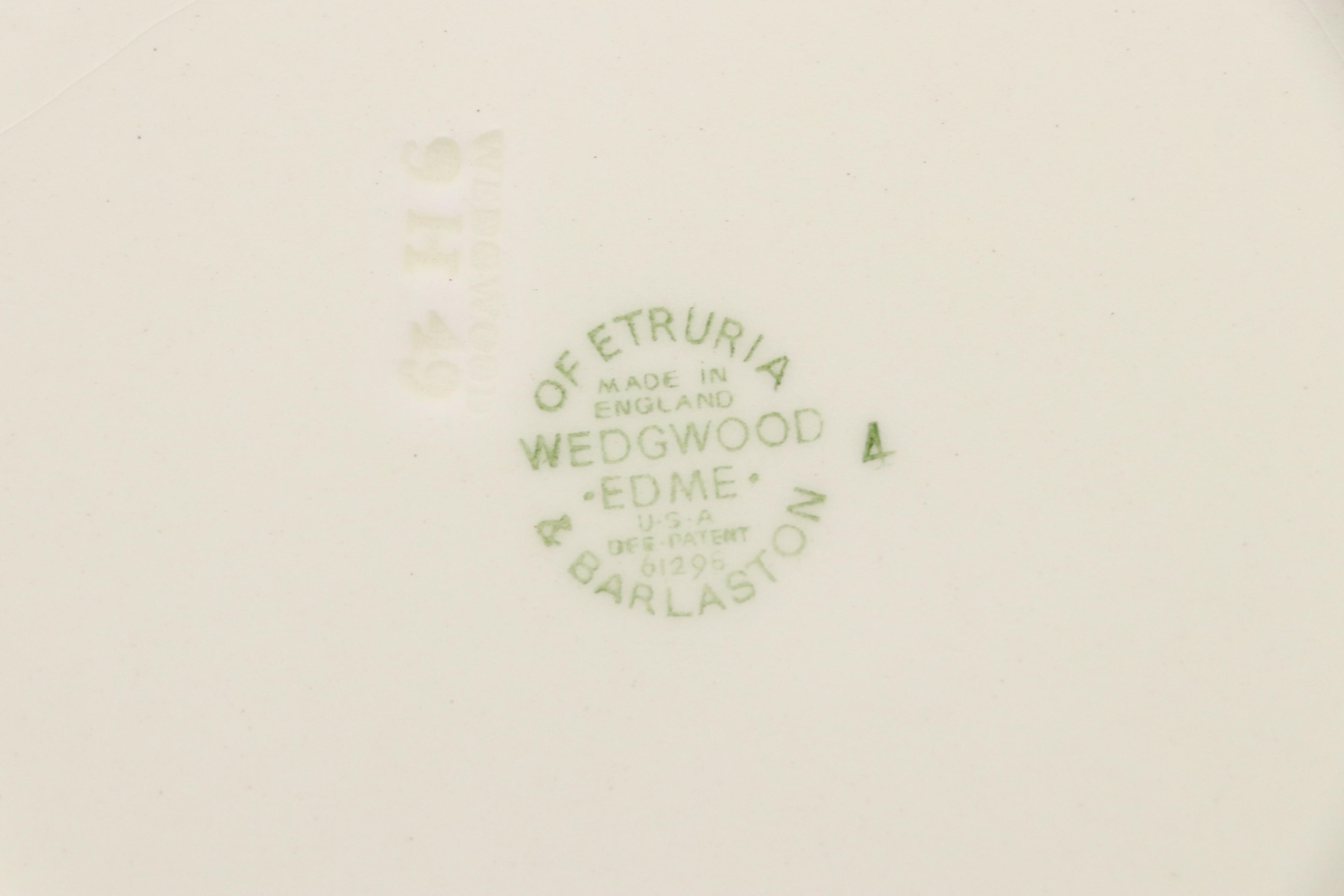 Wedgwood "Edme" Porcelain Dinnerware and Tureen