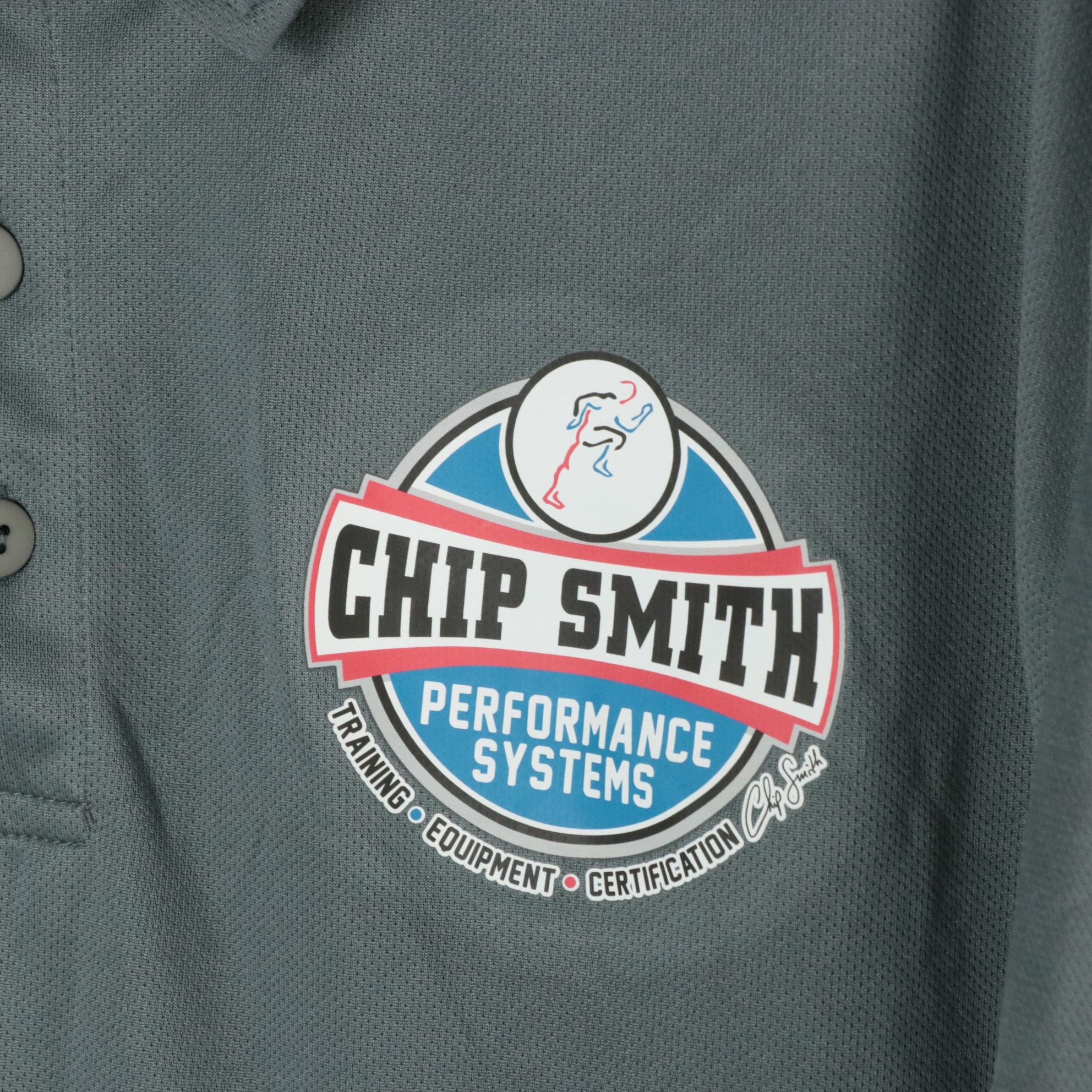 Men's Eastbay Chip Smith Performance Systems Logo Polo Shirts, With Tags