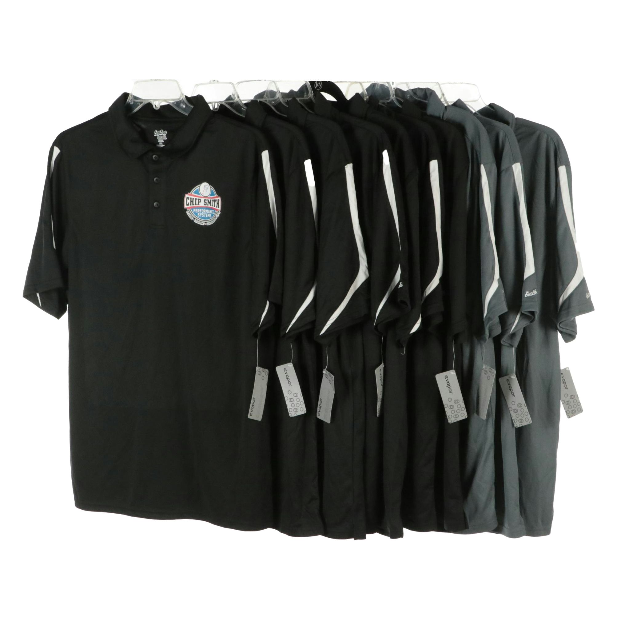 Men's Eastbay Chip Smith Performance Systems Logo Polo Shirts, With Tags