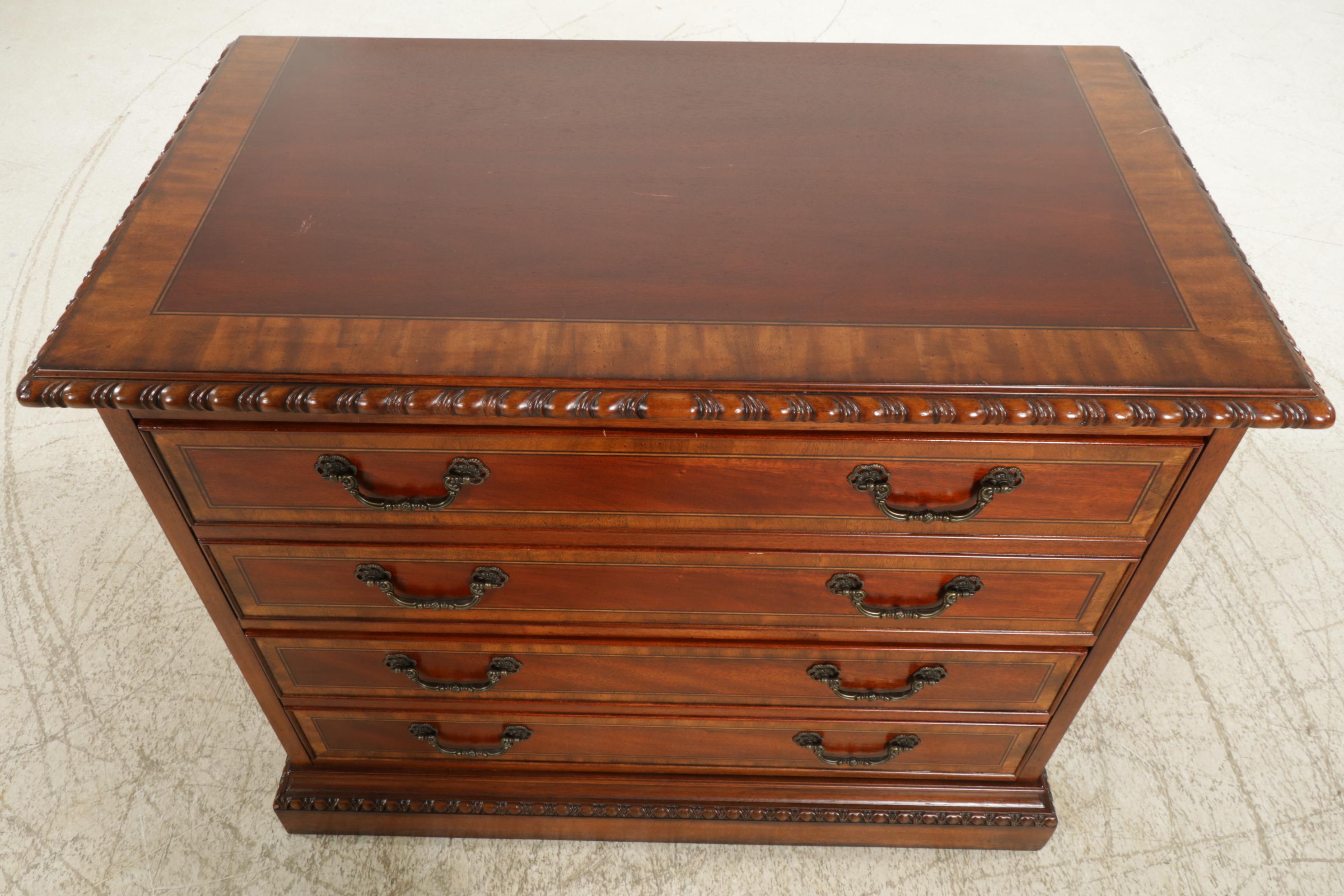 Universal Furniture Mahogany Lateral File Cabinet