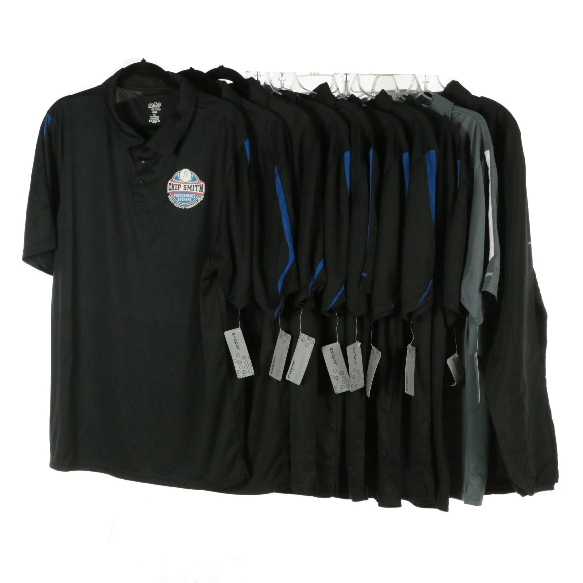 Men's Eastbay Chip Smith Performance Systems Logo Polo Shirts, With Tags