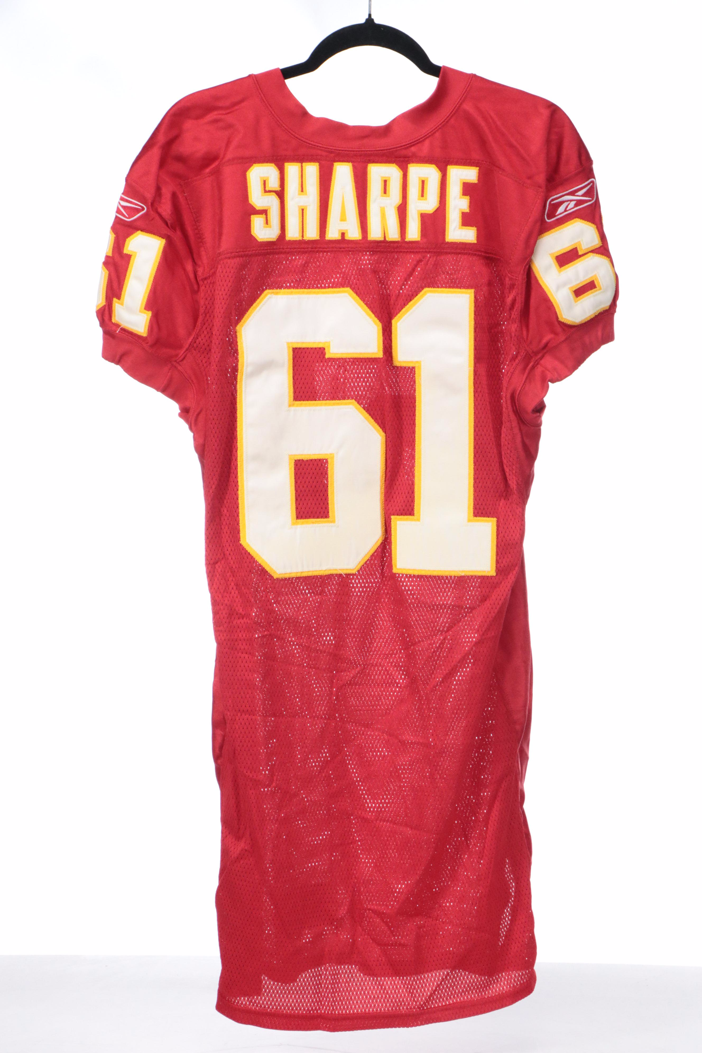 Mitch Morse with Other Player Issued Kansas City Chiefs Football Jerseys