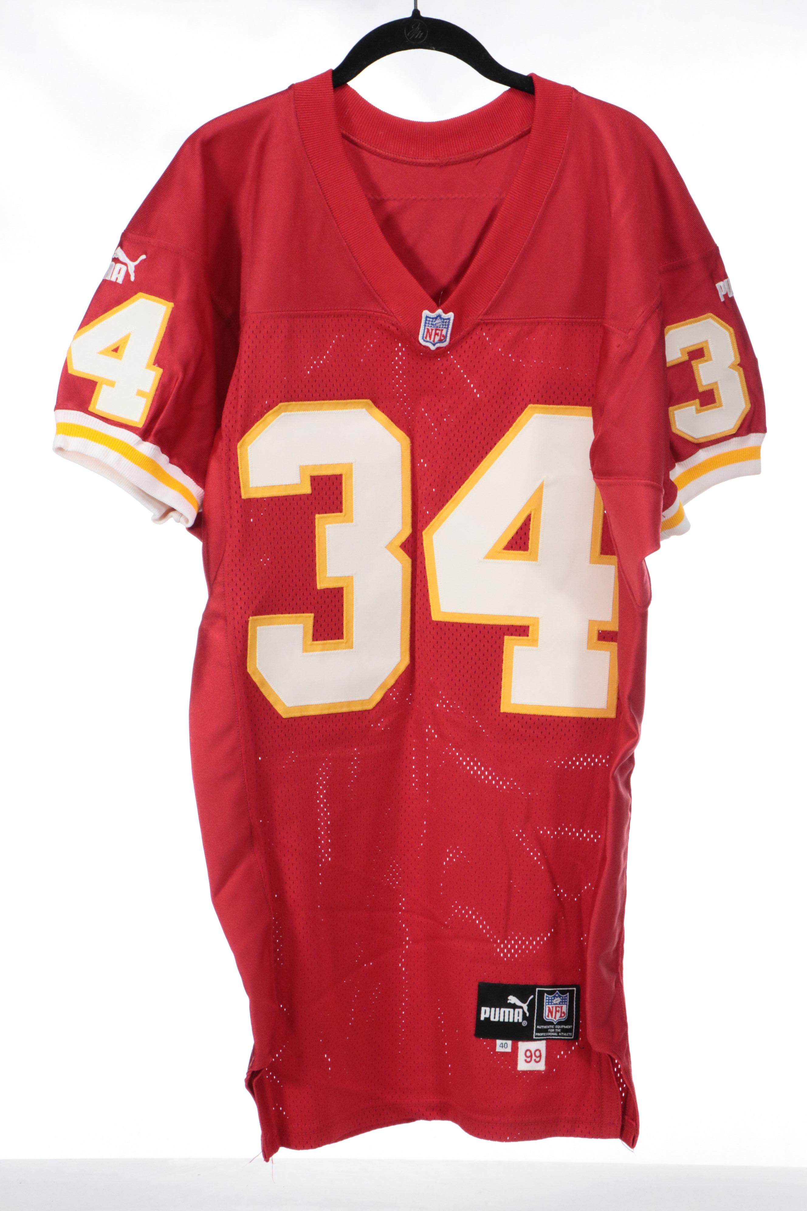 Mitch Morse with Other Player Issued Kansas City Chiefs Football Jerseys