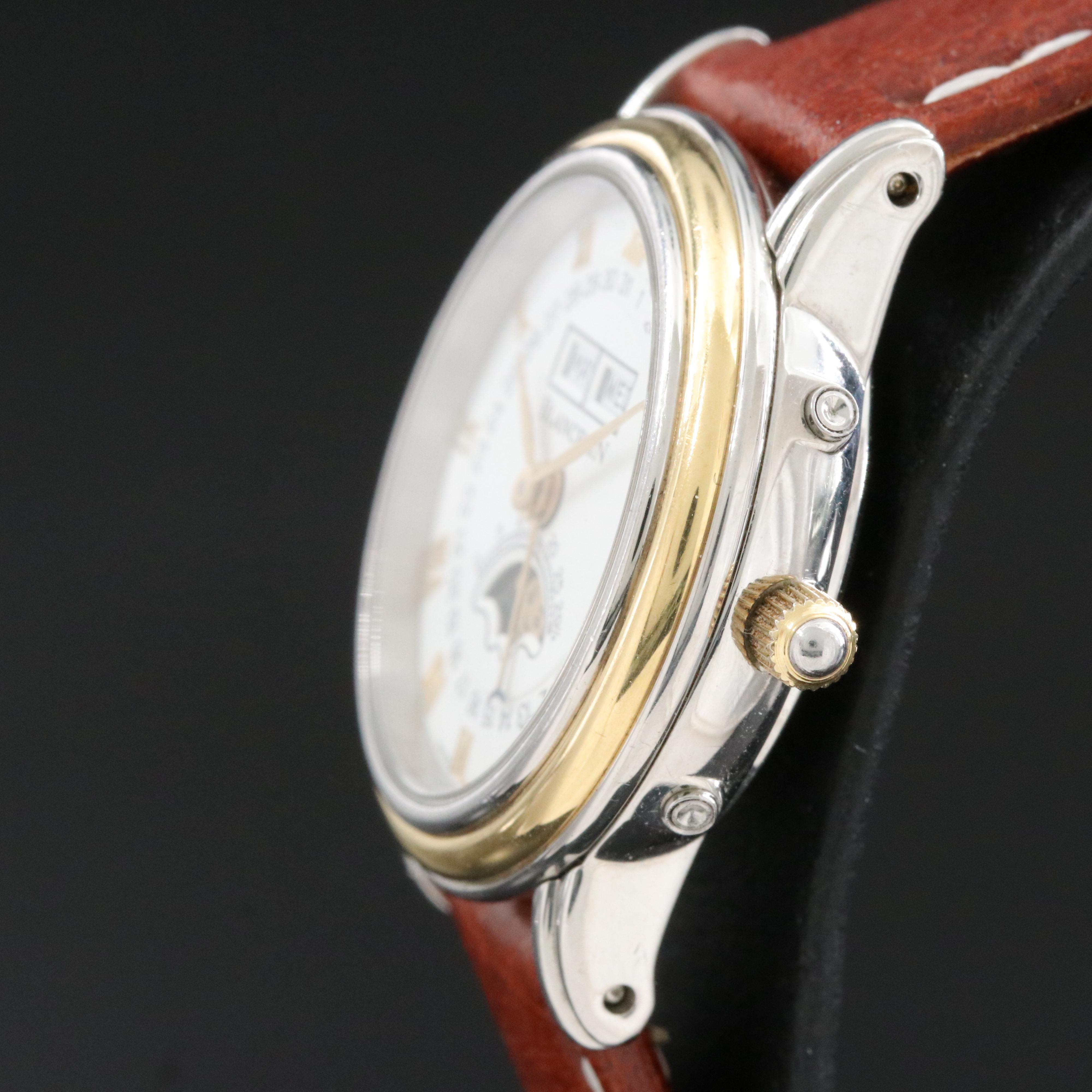 Blancpain Villeret Triple Calendar Moonphase 18K Steel Automatic Watch 1088