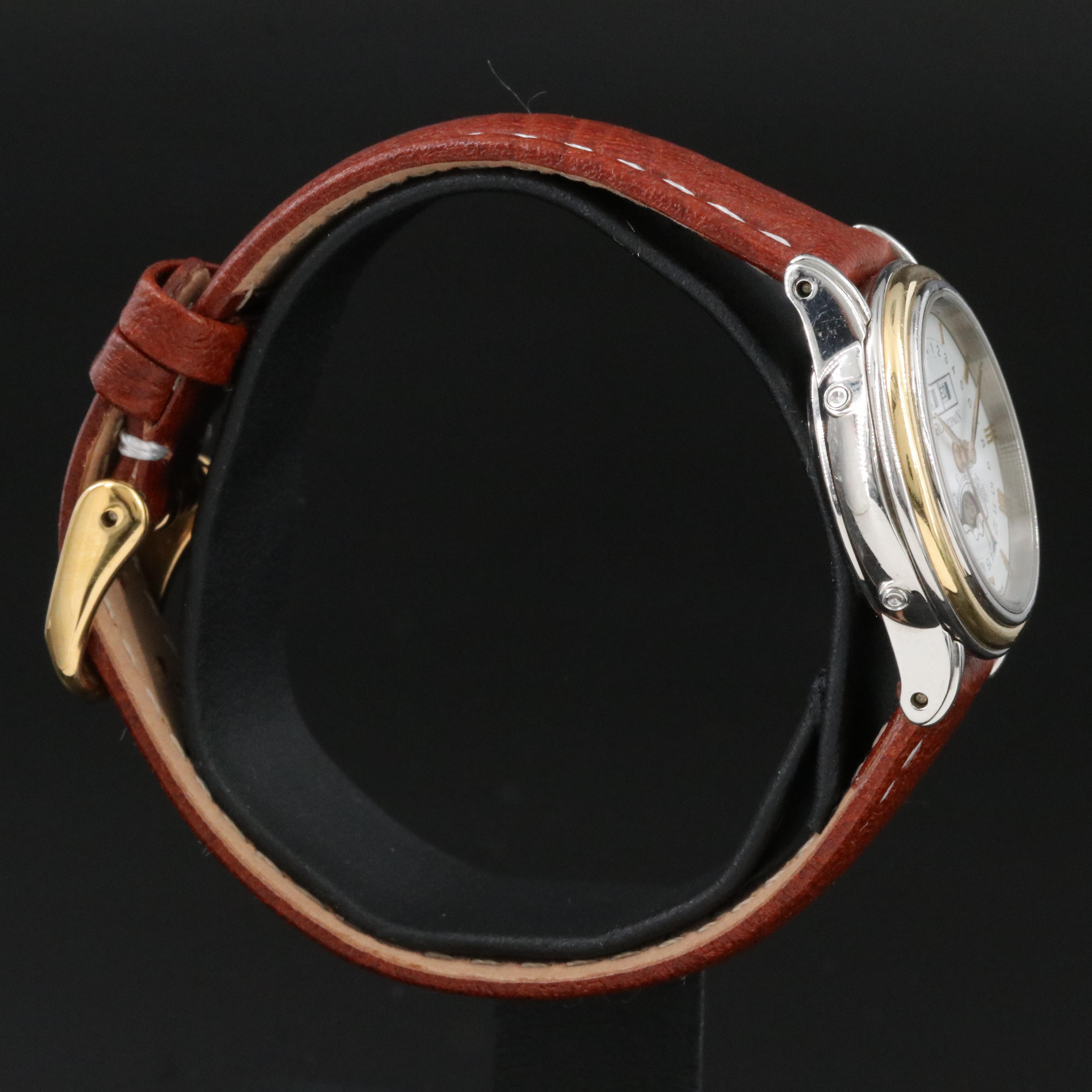 Blancpain Villeret Triple Calendar Moonphase 18K Steel Automatic Watch 1088