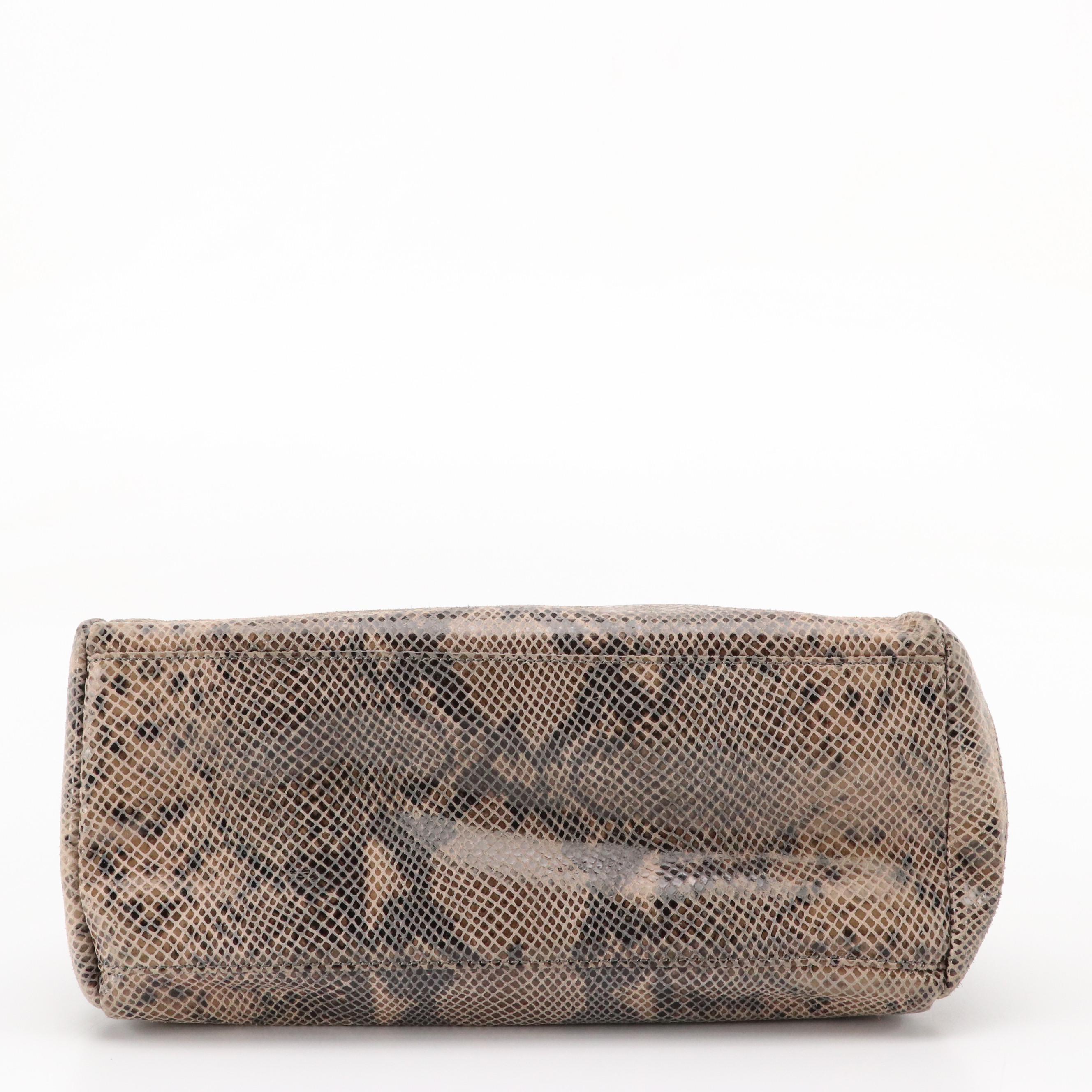 Kate Spade Savannah Parliament & Tory Burch Catalina Embossed Snakeskin Bags