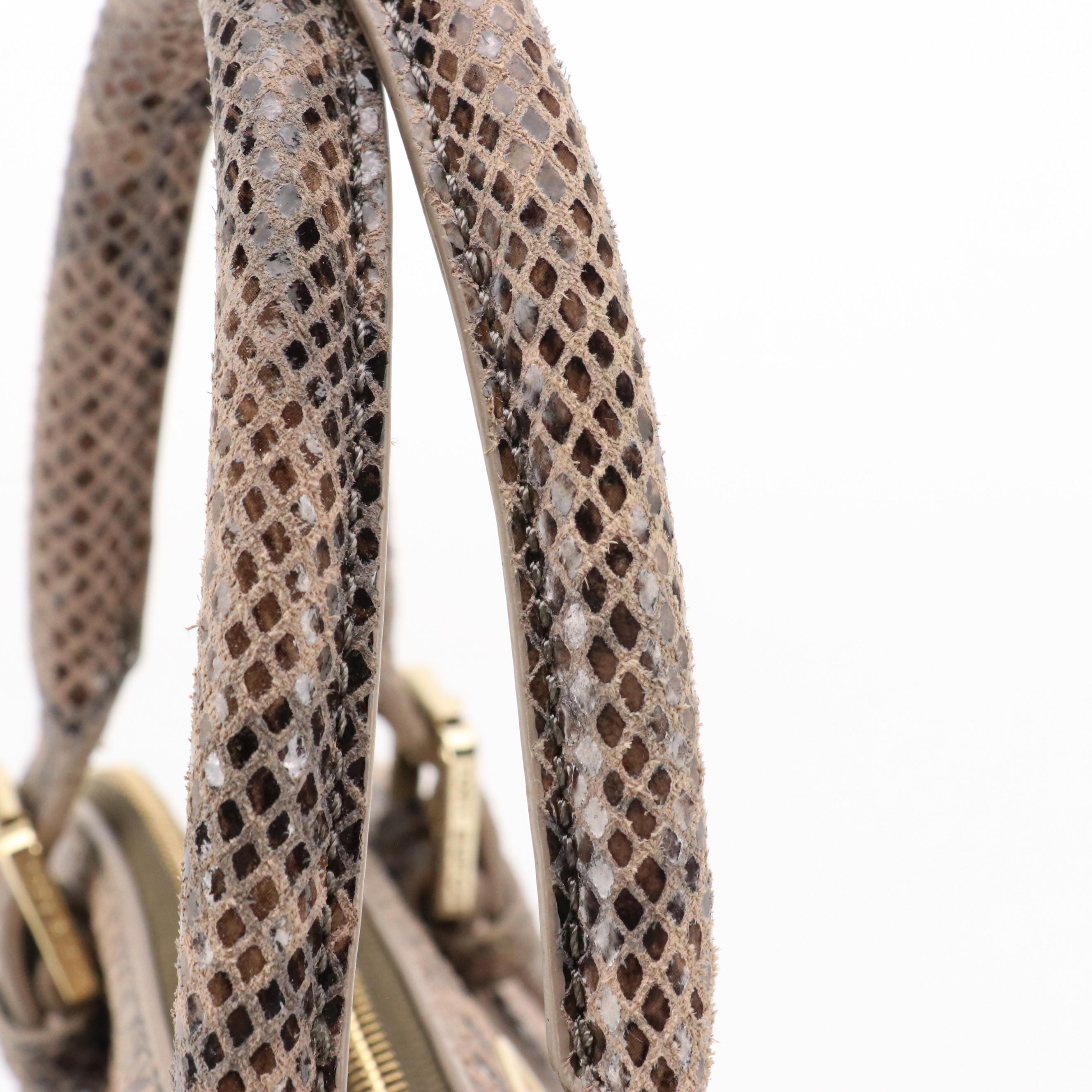 Kate Spade Savannah Parliament & Tory Burch Catalina Embossed Snakeskin Bags