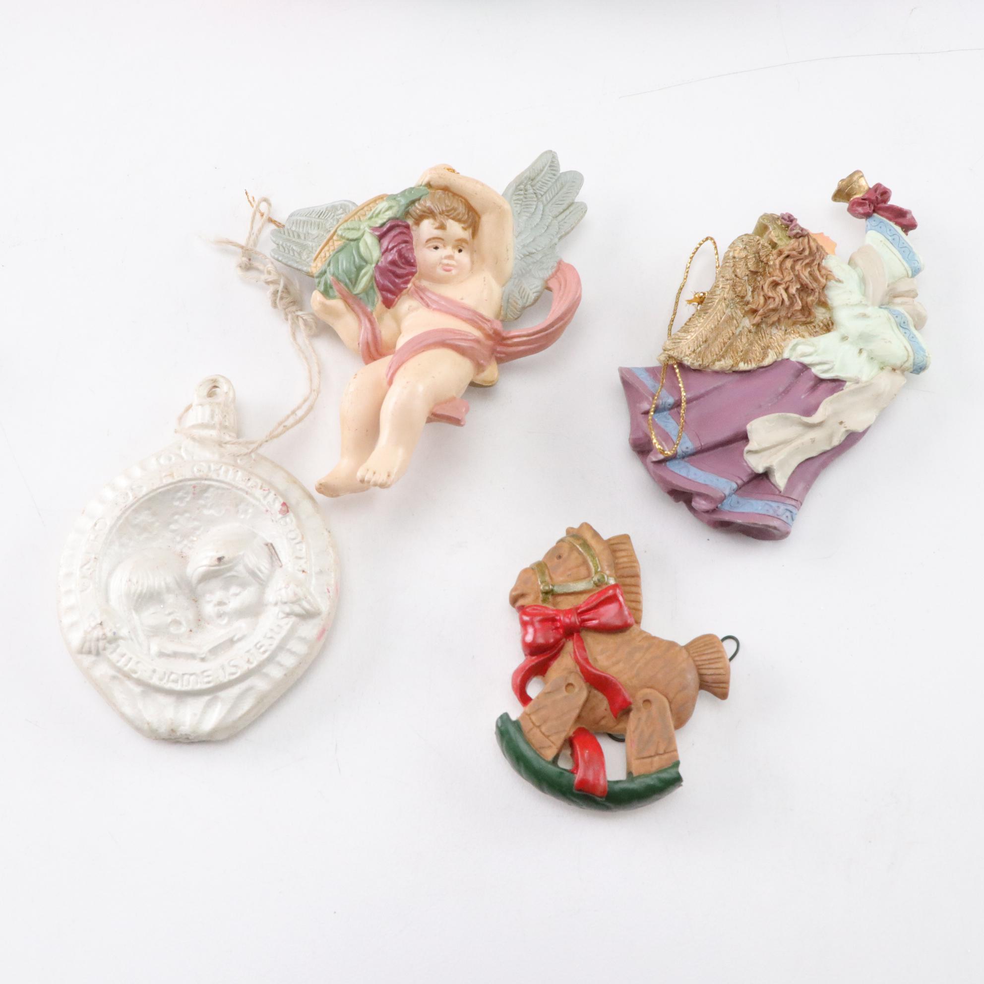 Thomas Kinkade & Other Christmas Tree Ornaments