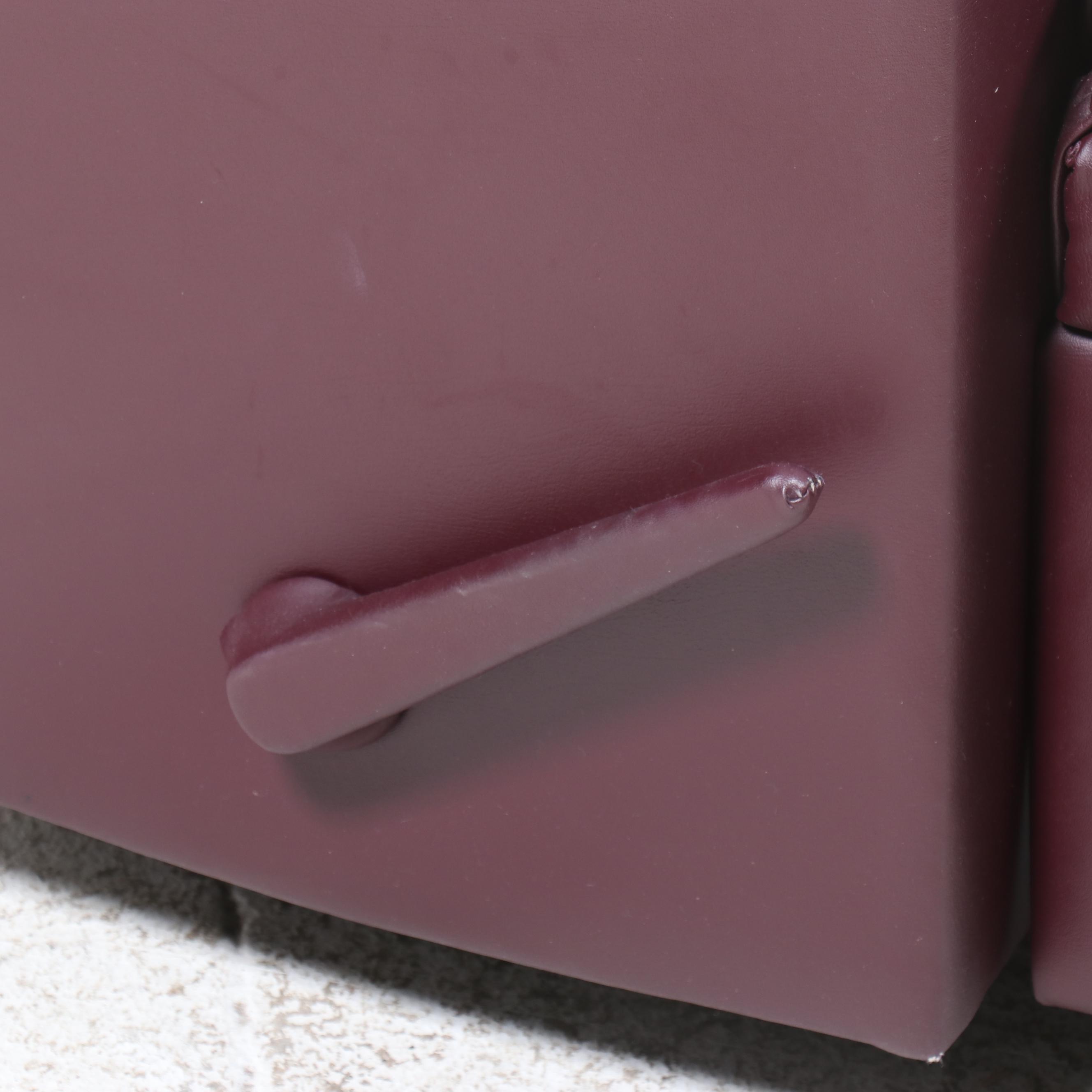 BarcaLounger Co. Leather Rocker Recliner with Manual Control