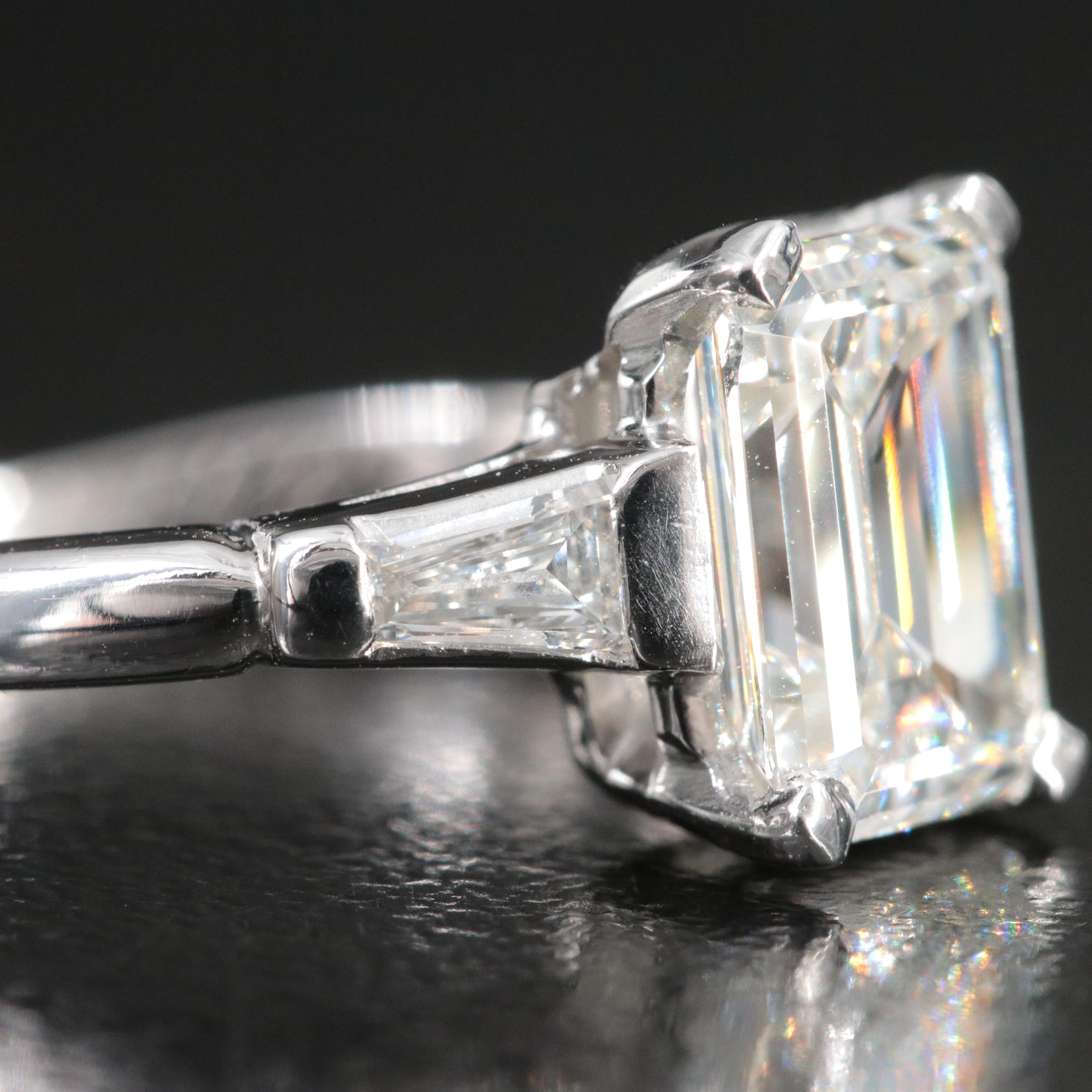 Platinum 1.79 CTW Diamond Ring with GIA eReport