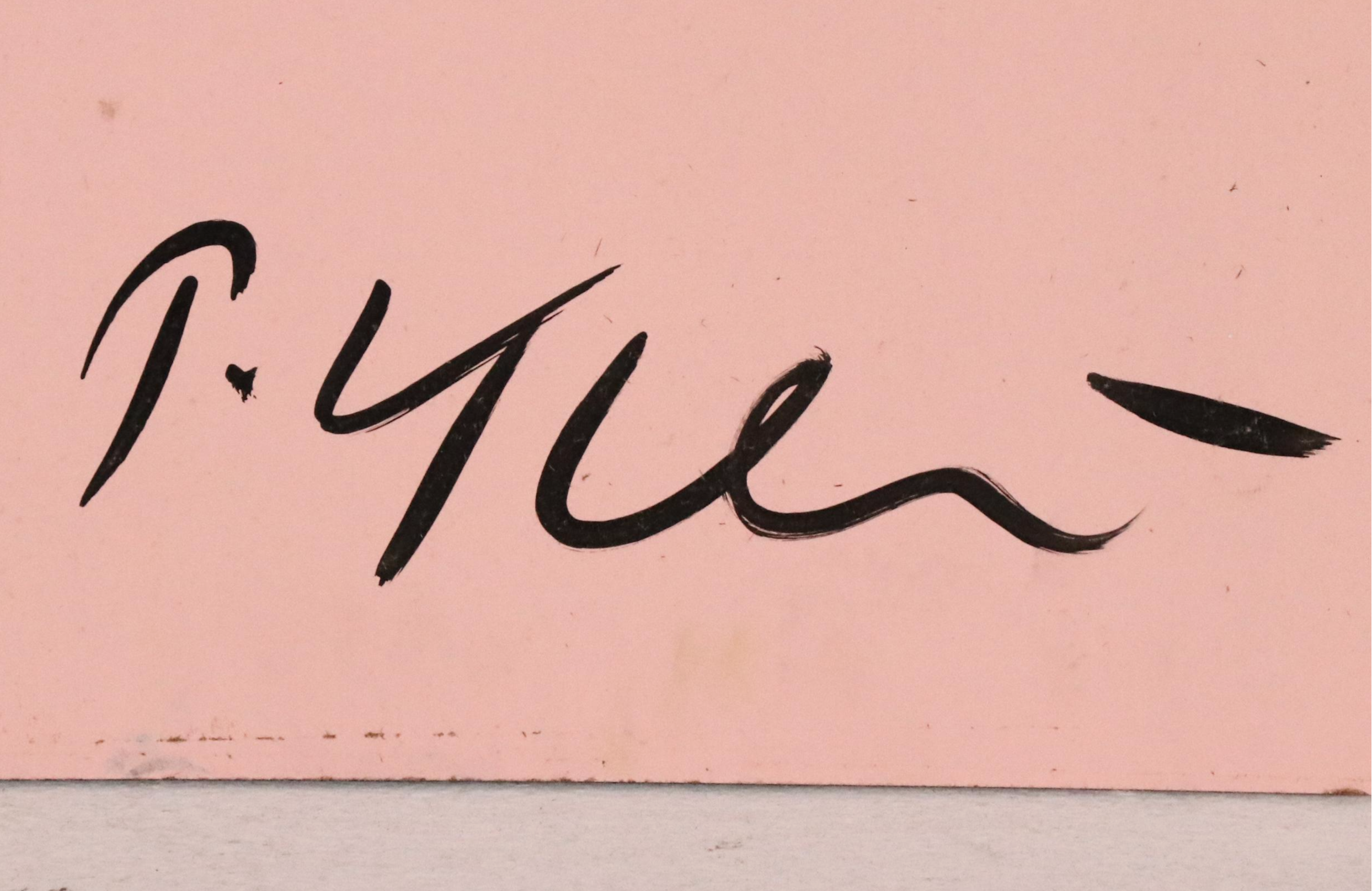 Peter Keil Large-Scale Abstract Portrait Acrylic Painting