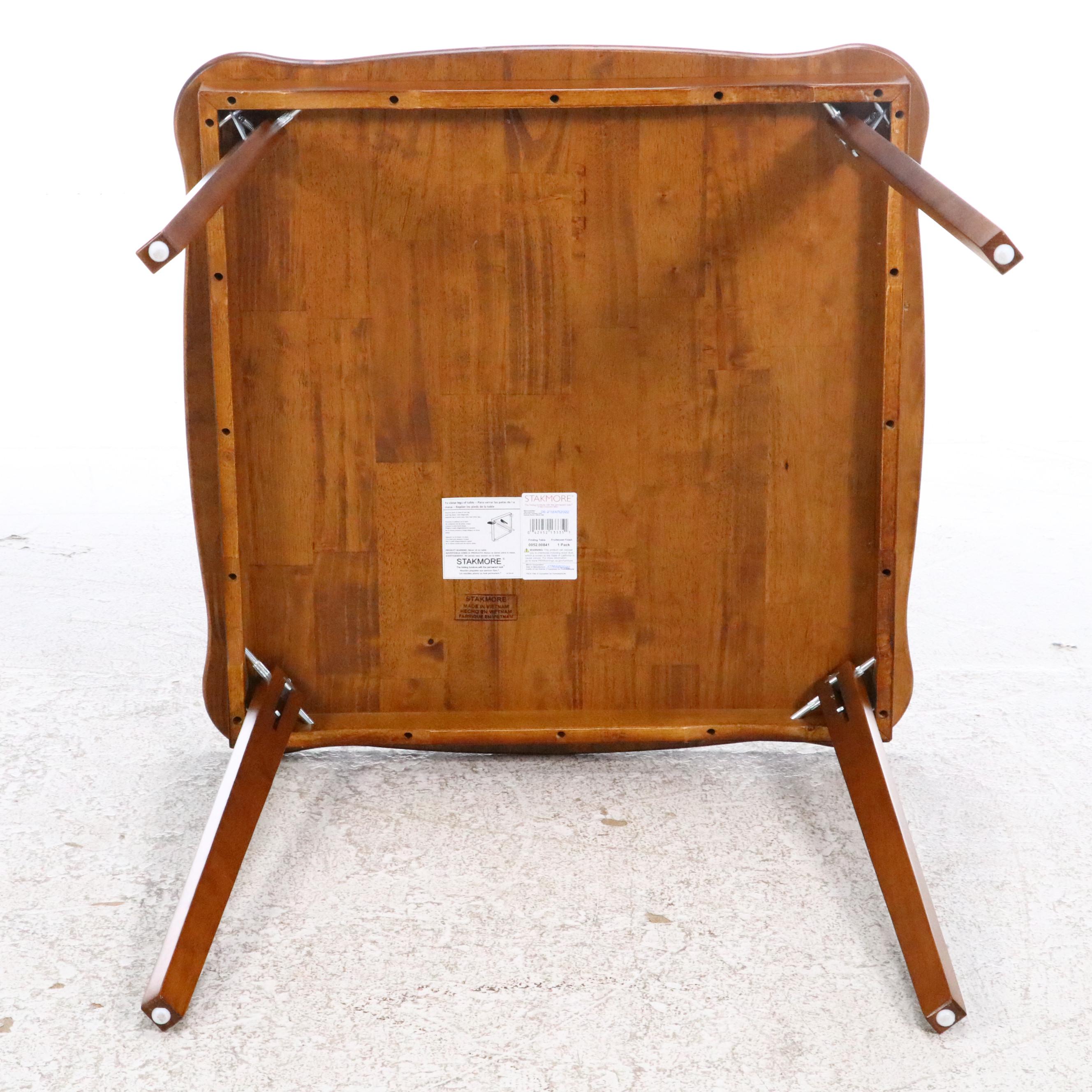 Stakmore Wooden Folding Table