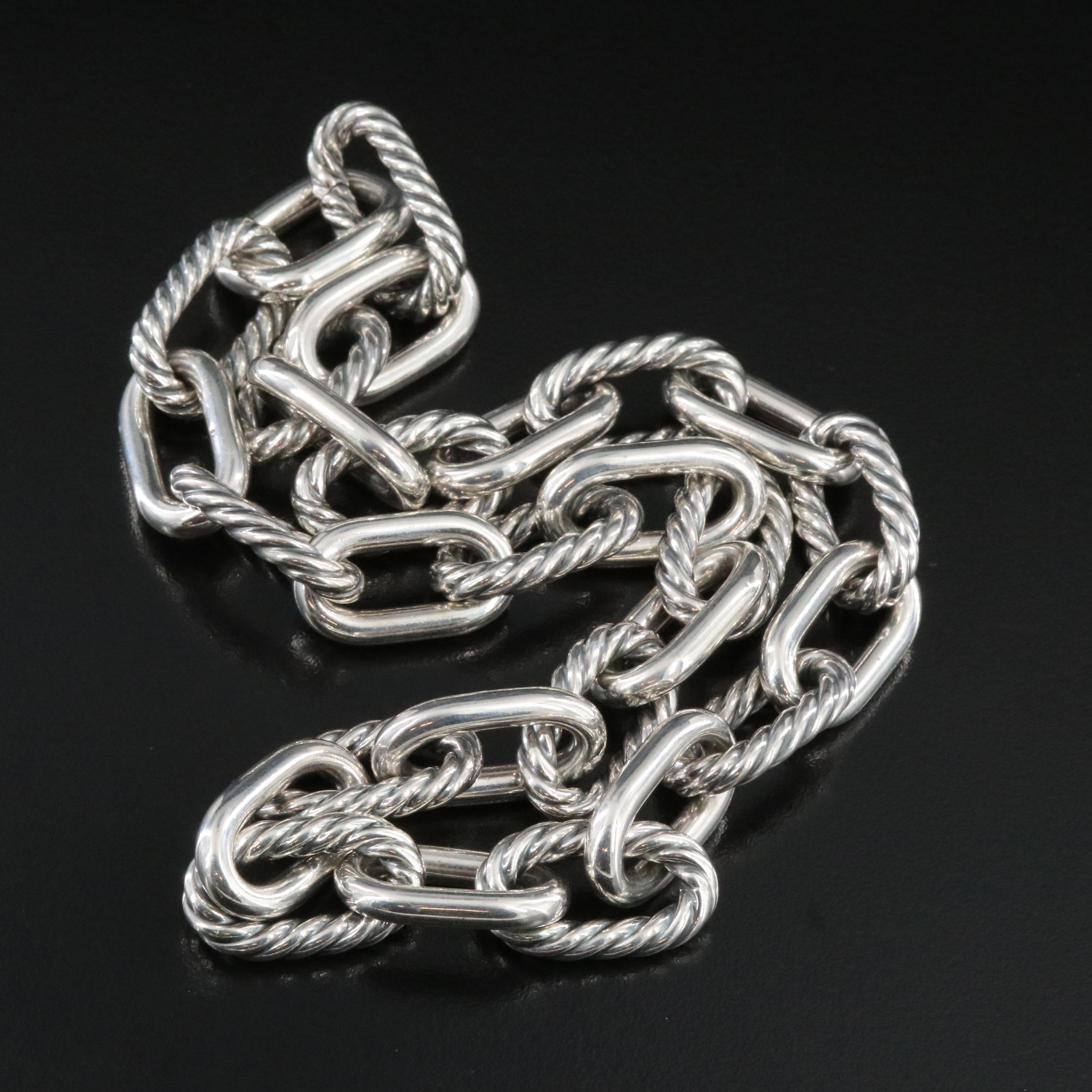 David Yurman DY Madison Chain Sterling Necklace