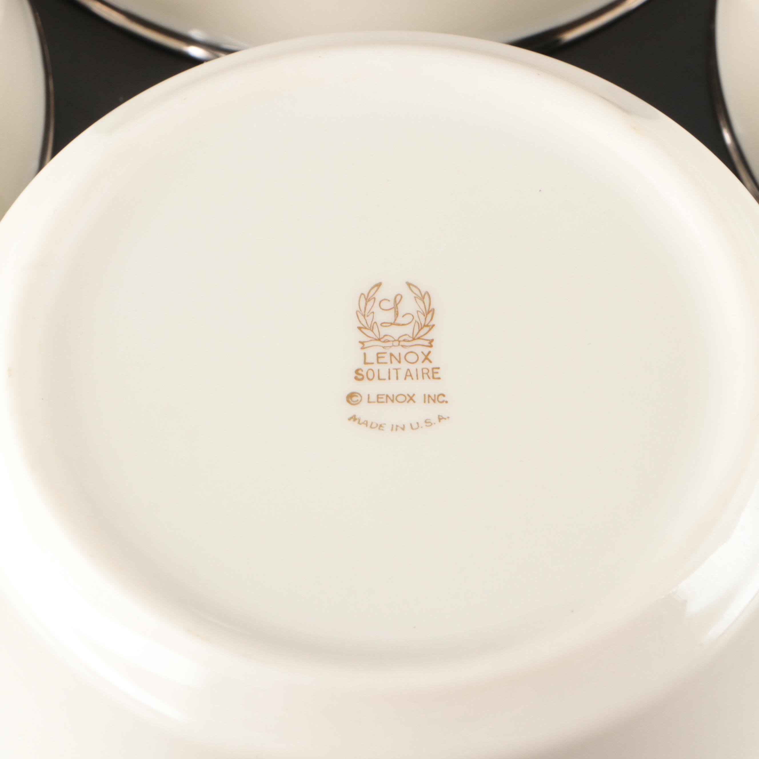 Lenox "Solitaire" Porcelain Tableware