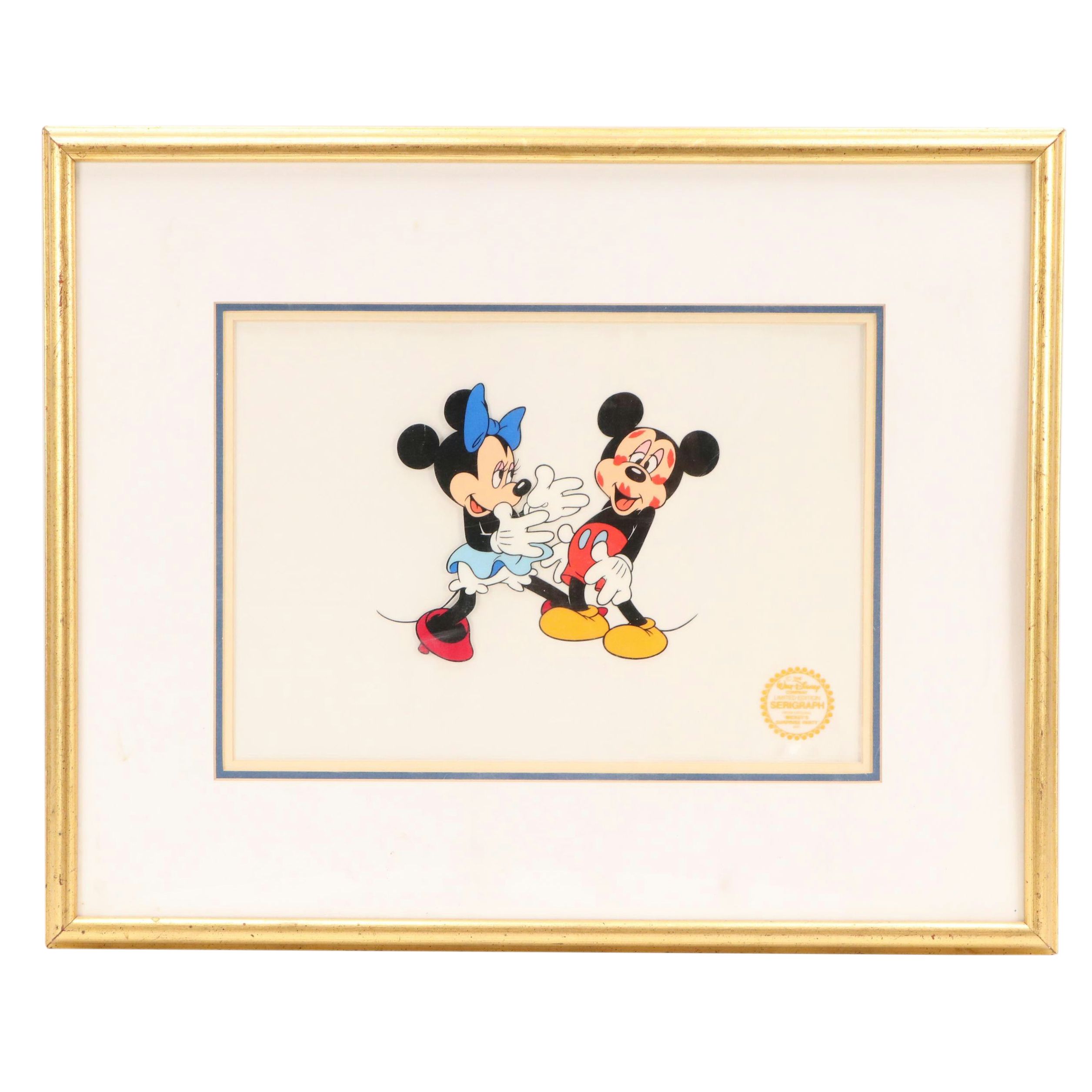 The Walt Disney Company Sericel "Minnie Loves Mickey"