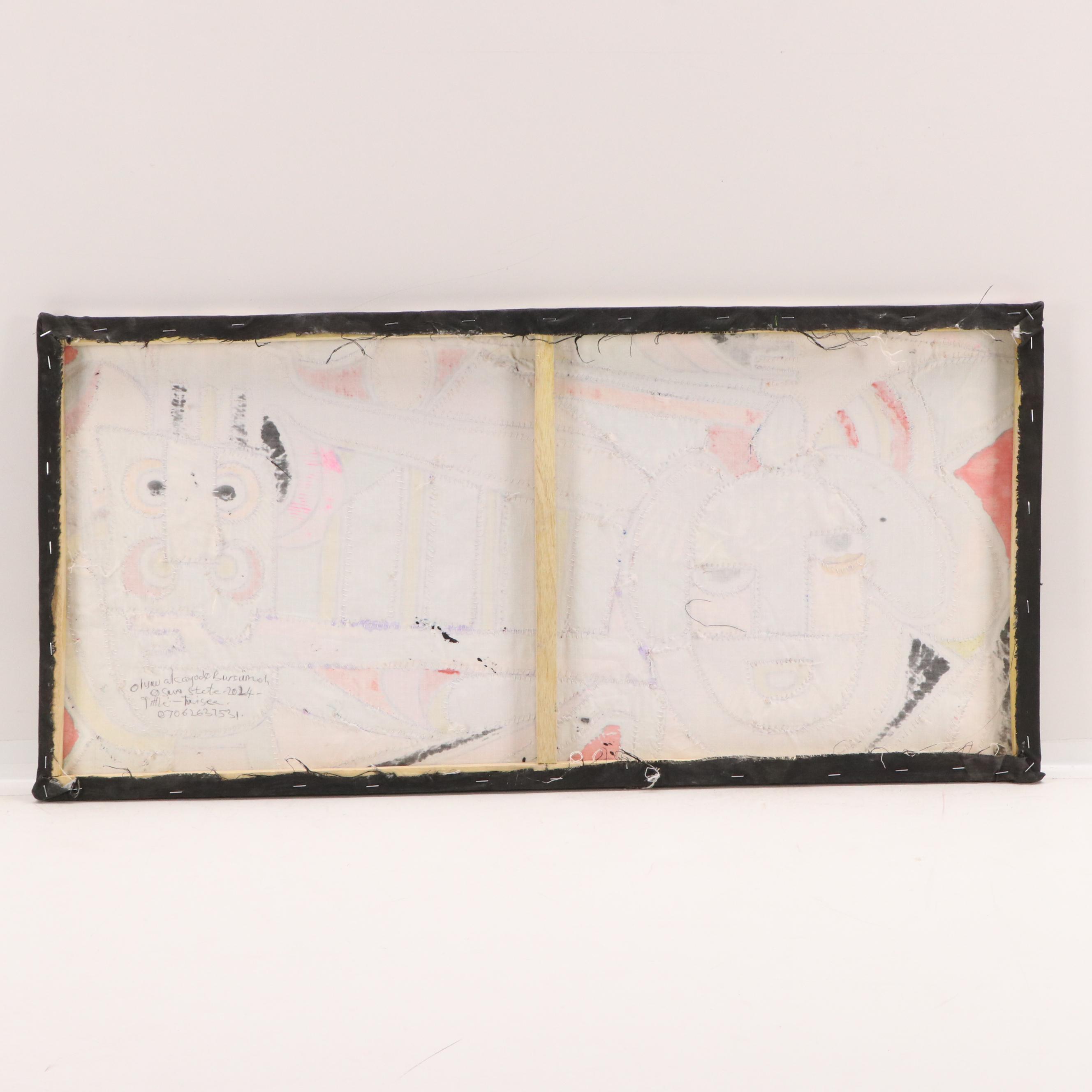 Kayode Buraimoh Stylized Mixed Media Collage, 2024