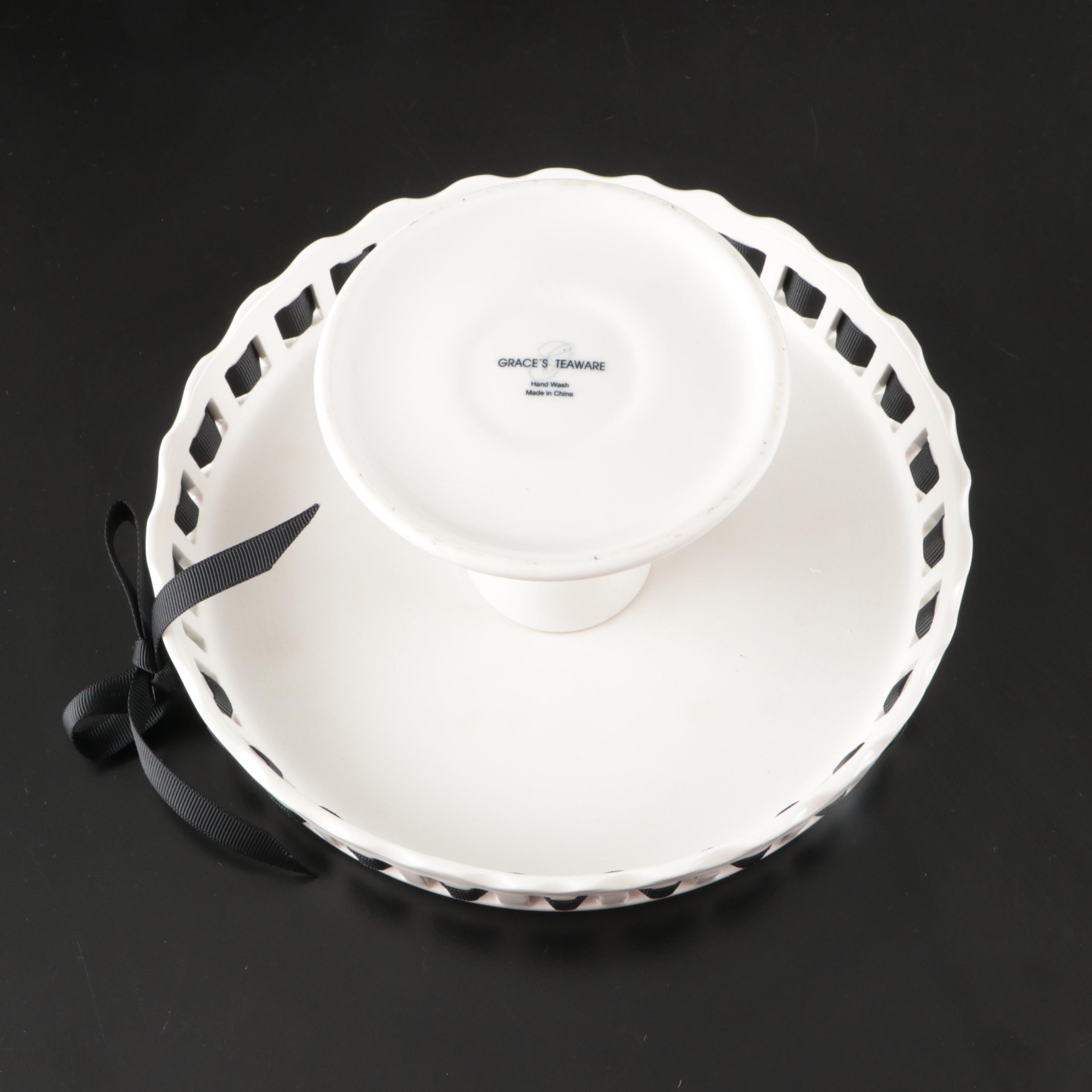 Pier 1 with Mixing Bowls and Other Ceramic Tableware