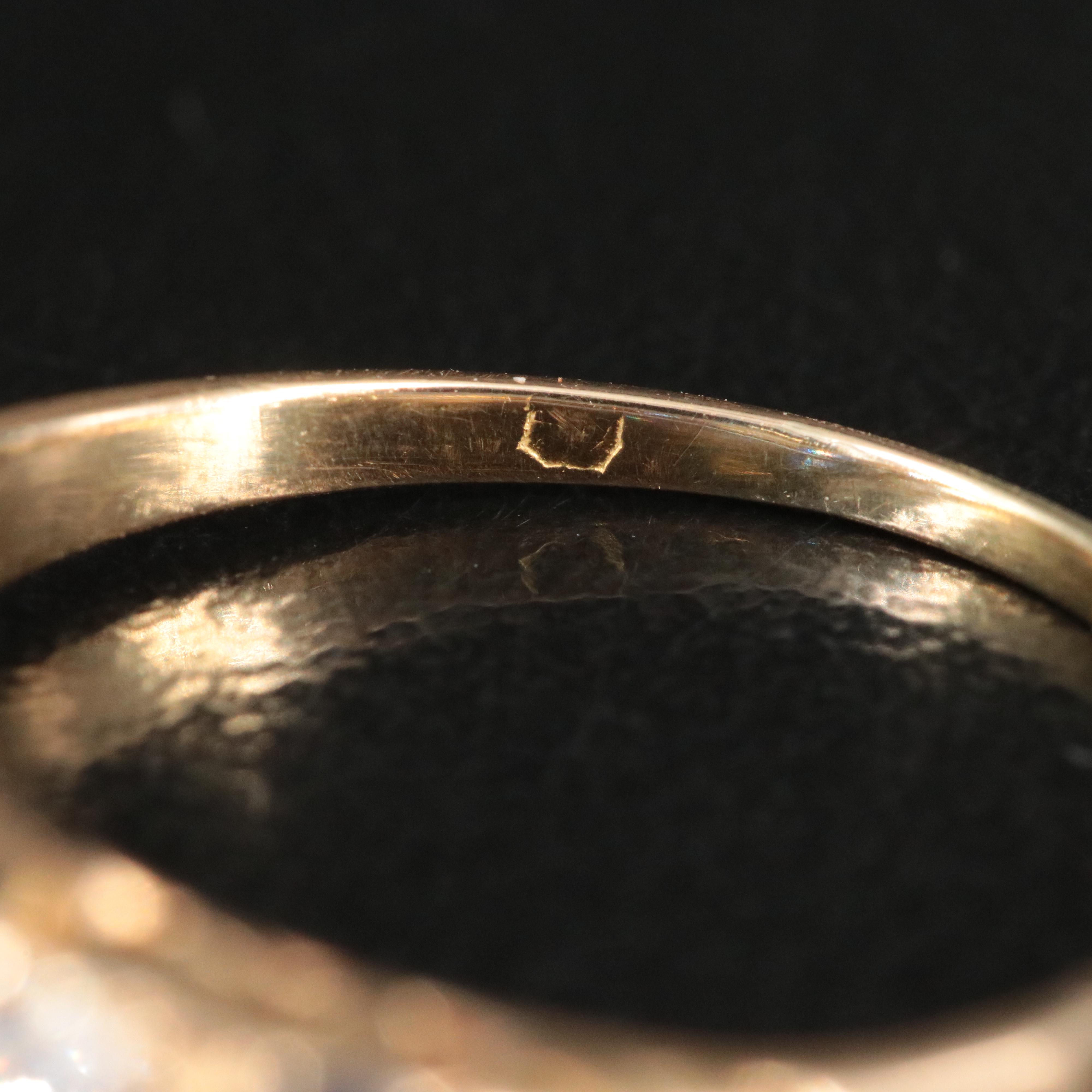 Early 1900s 18K Alternating Sapphire and Diamond Scrollwork Ring