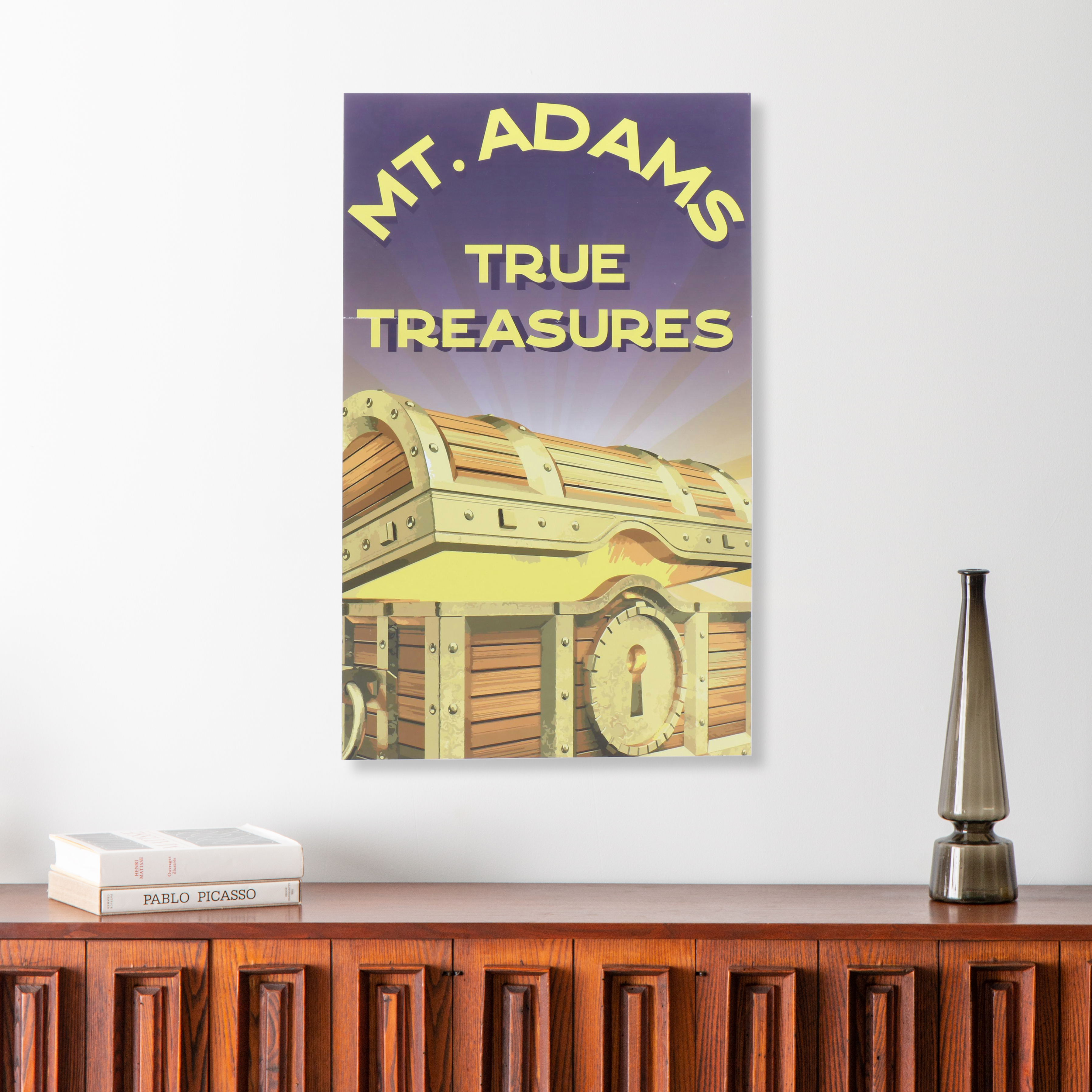 "Mt. Adams / True Treasures" Foam Board Sign