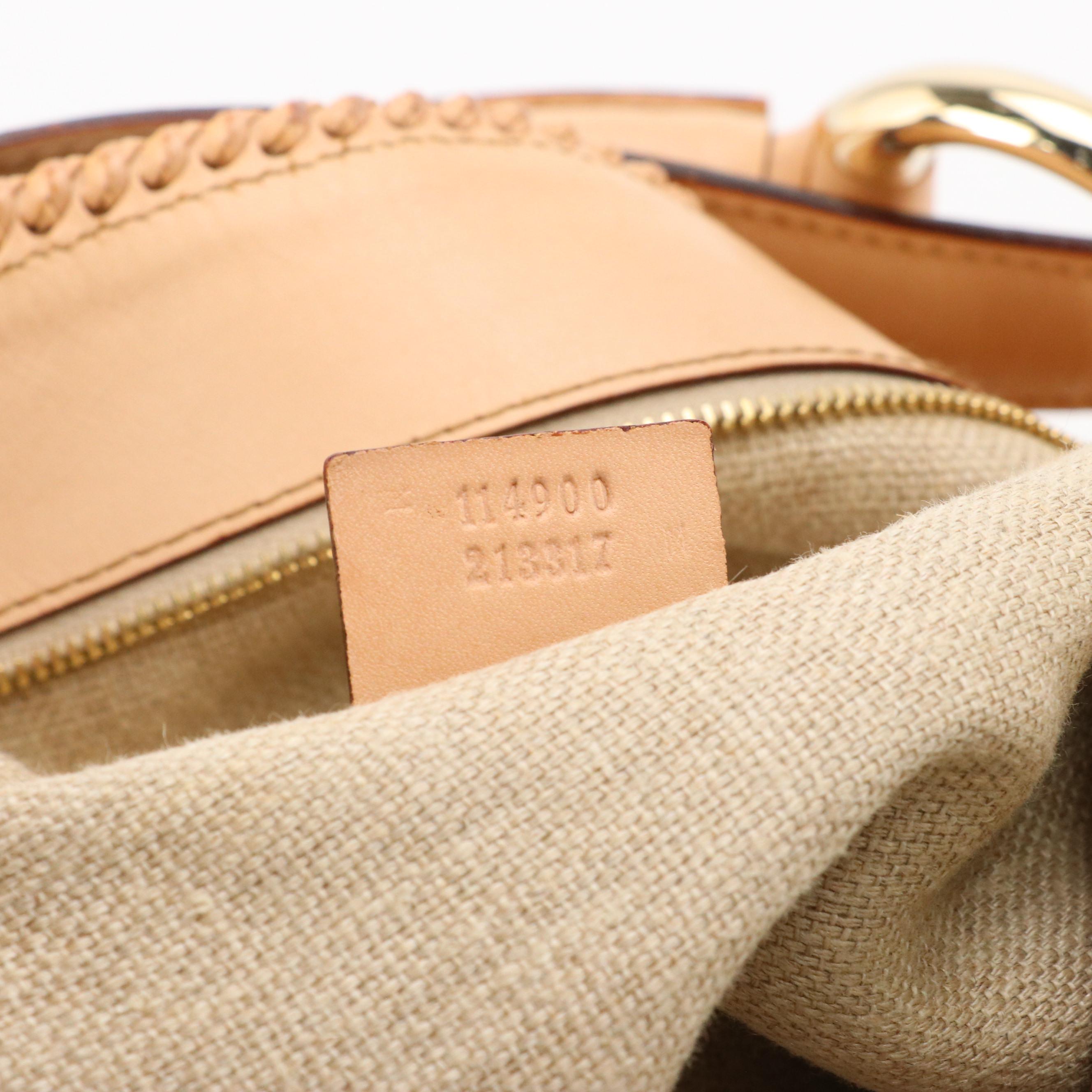 Gucci Flora Canvas Horsebit Handle Hobo Bag with Braided Leather Trim