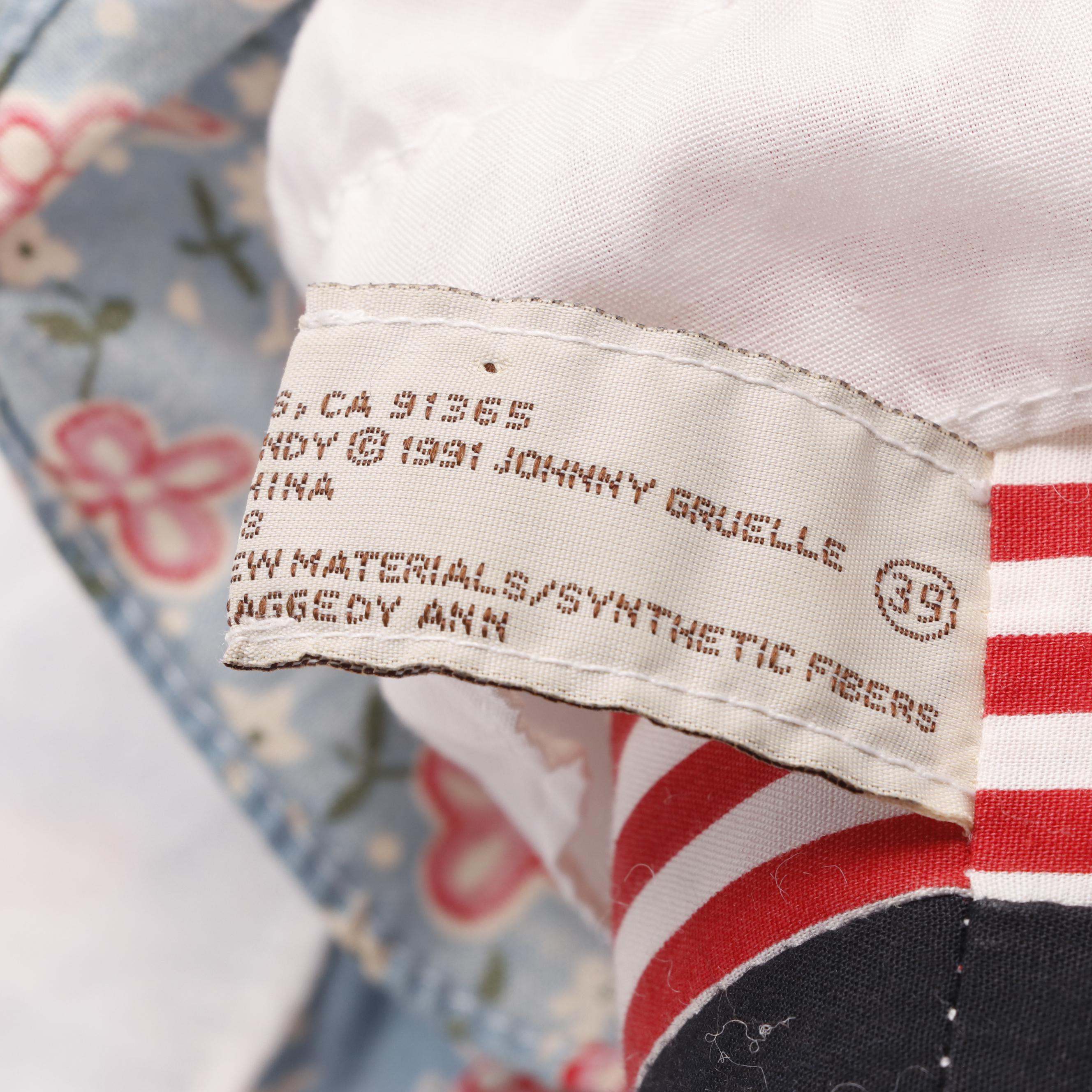 Applause Inc. "Raggedy Ann" and "Raggedy Andy" Fabric Dolls, Late 20th Century