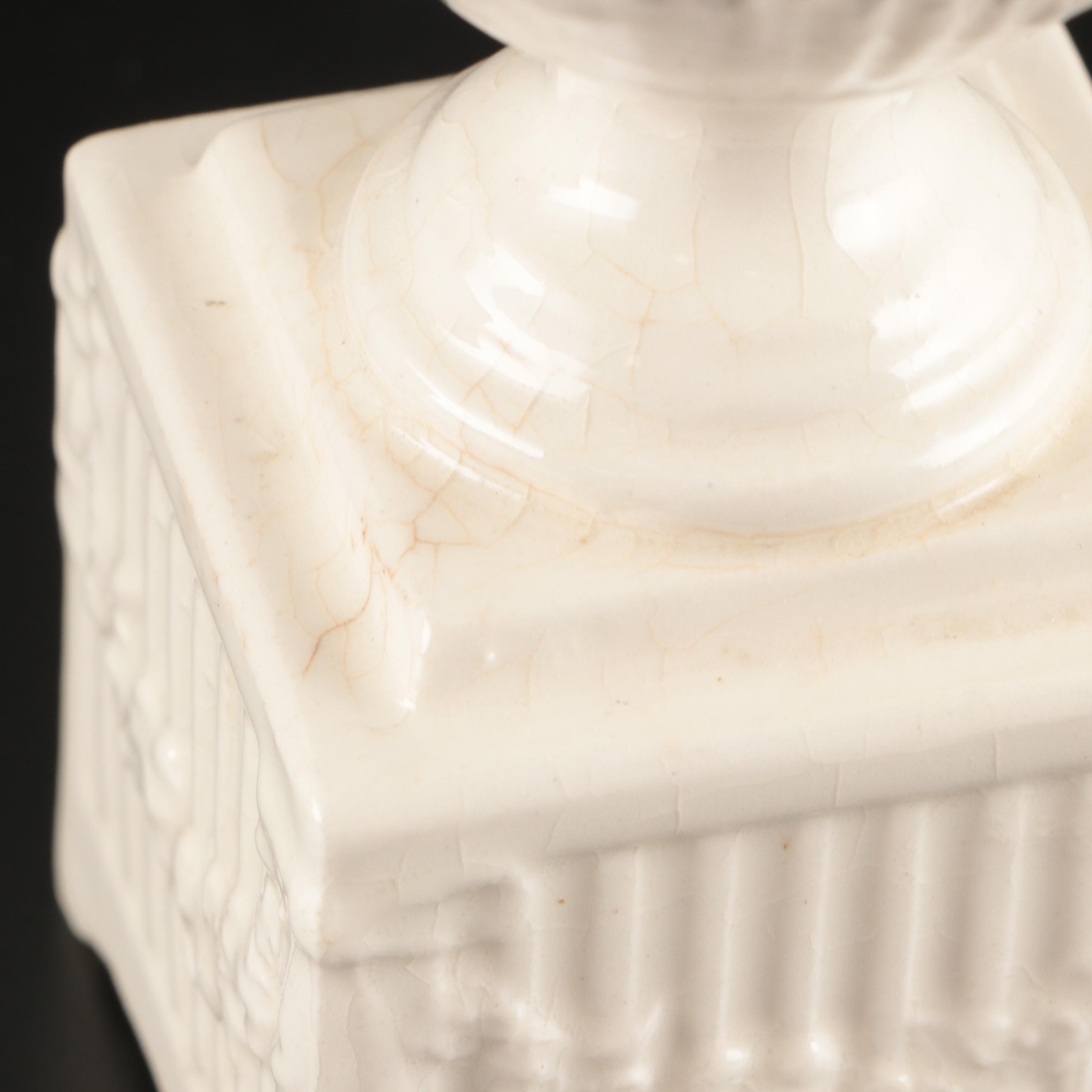 Haeger Ceramic Planter with Ceramic Figurine and Bud Vase