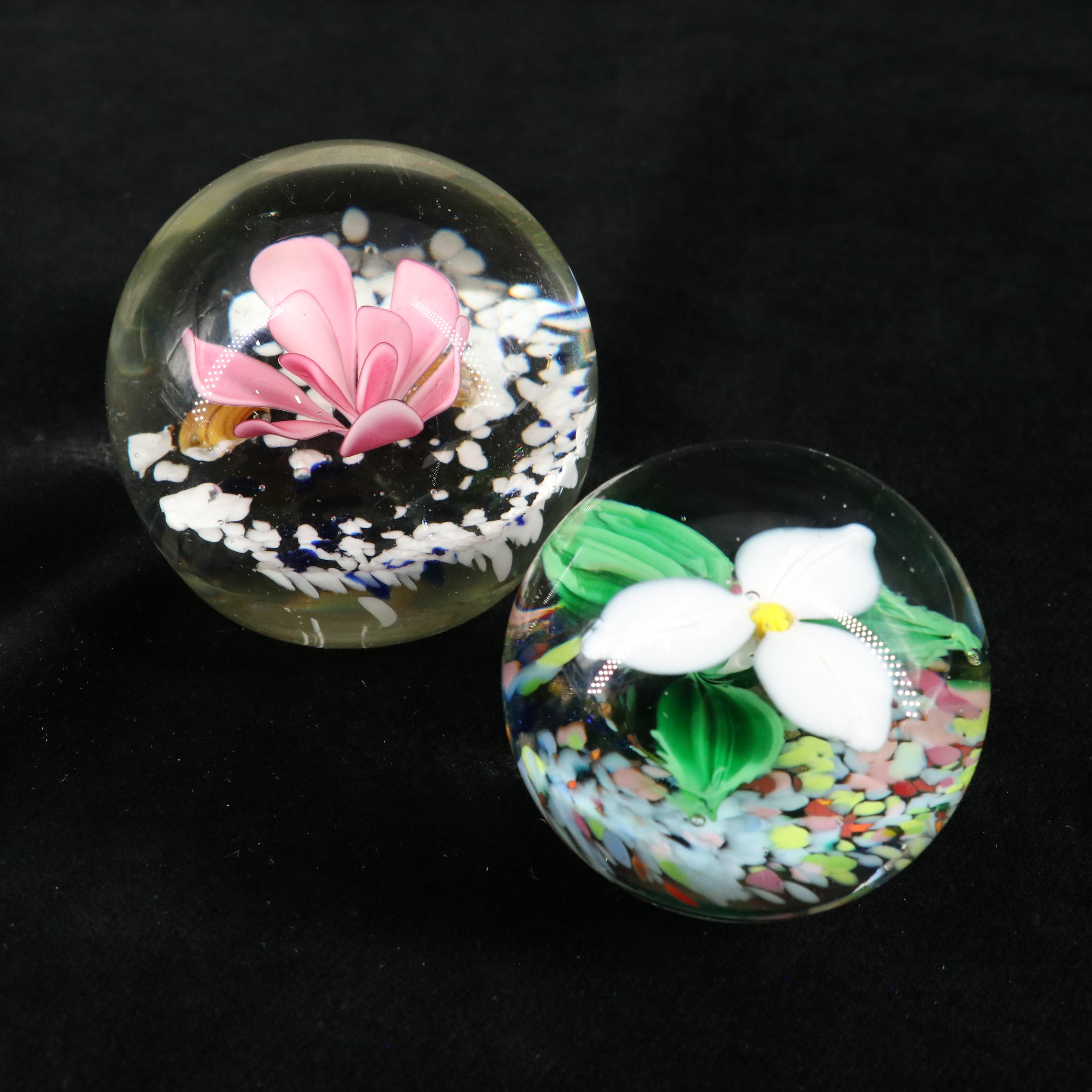 Boyer Glassworks with Other Decorative Paperweights