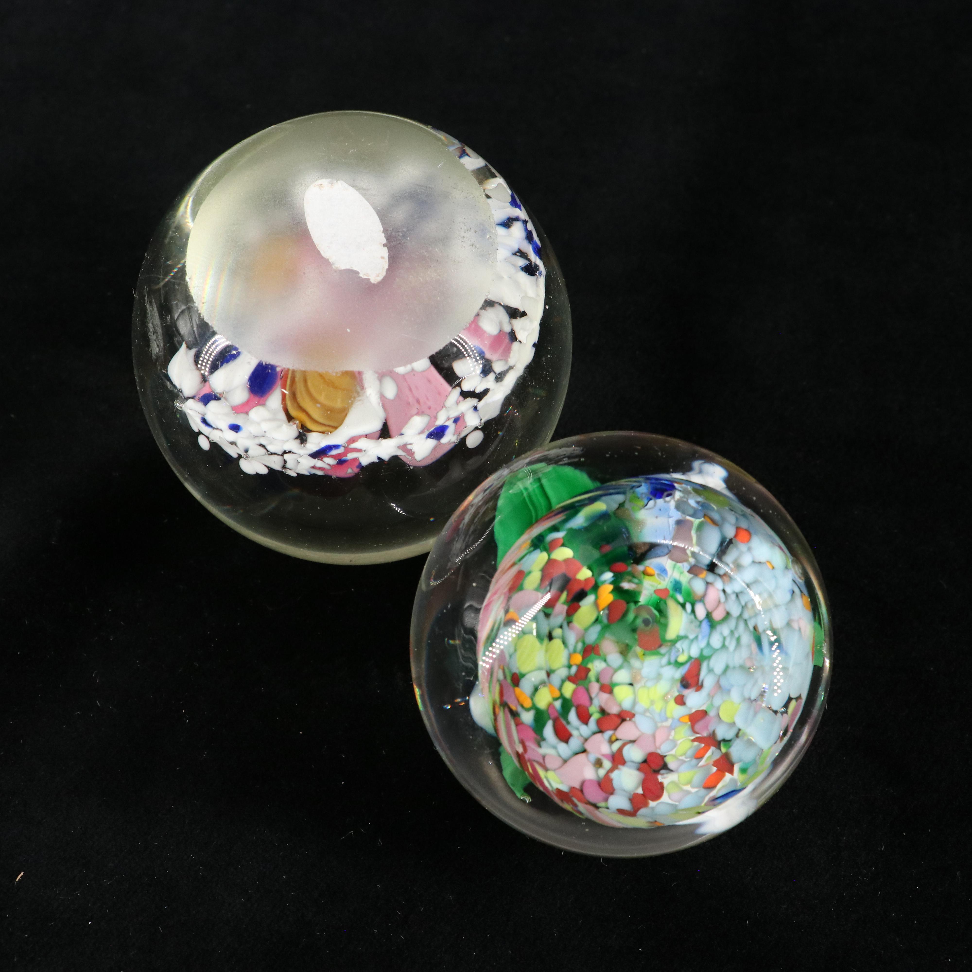 Boyer Glassworks with Other Decorative Paperweights