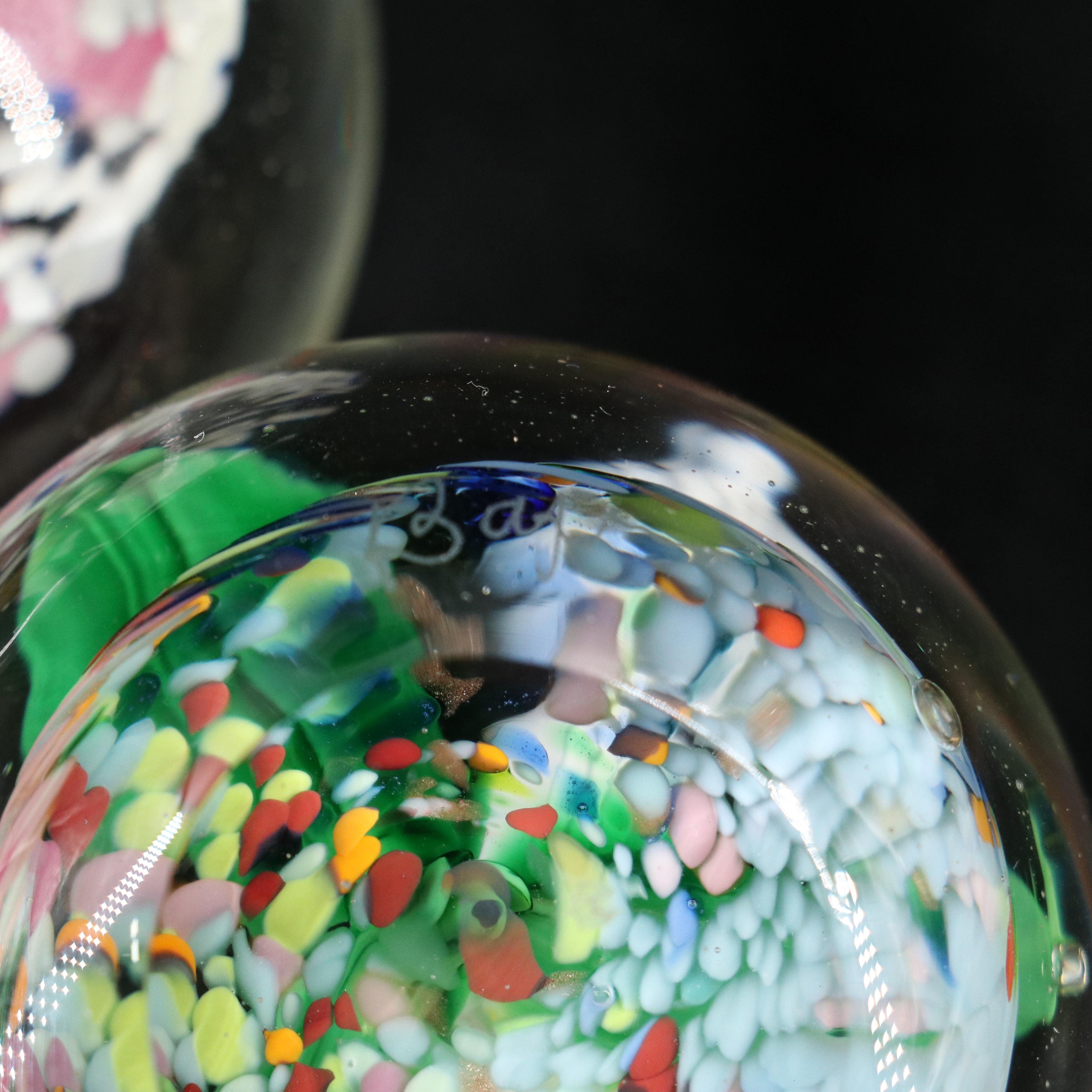 Boyer Glassworks with Other Decorative Paperweights