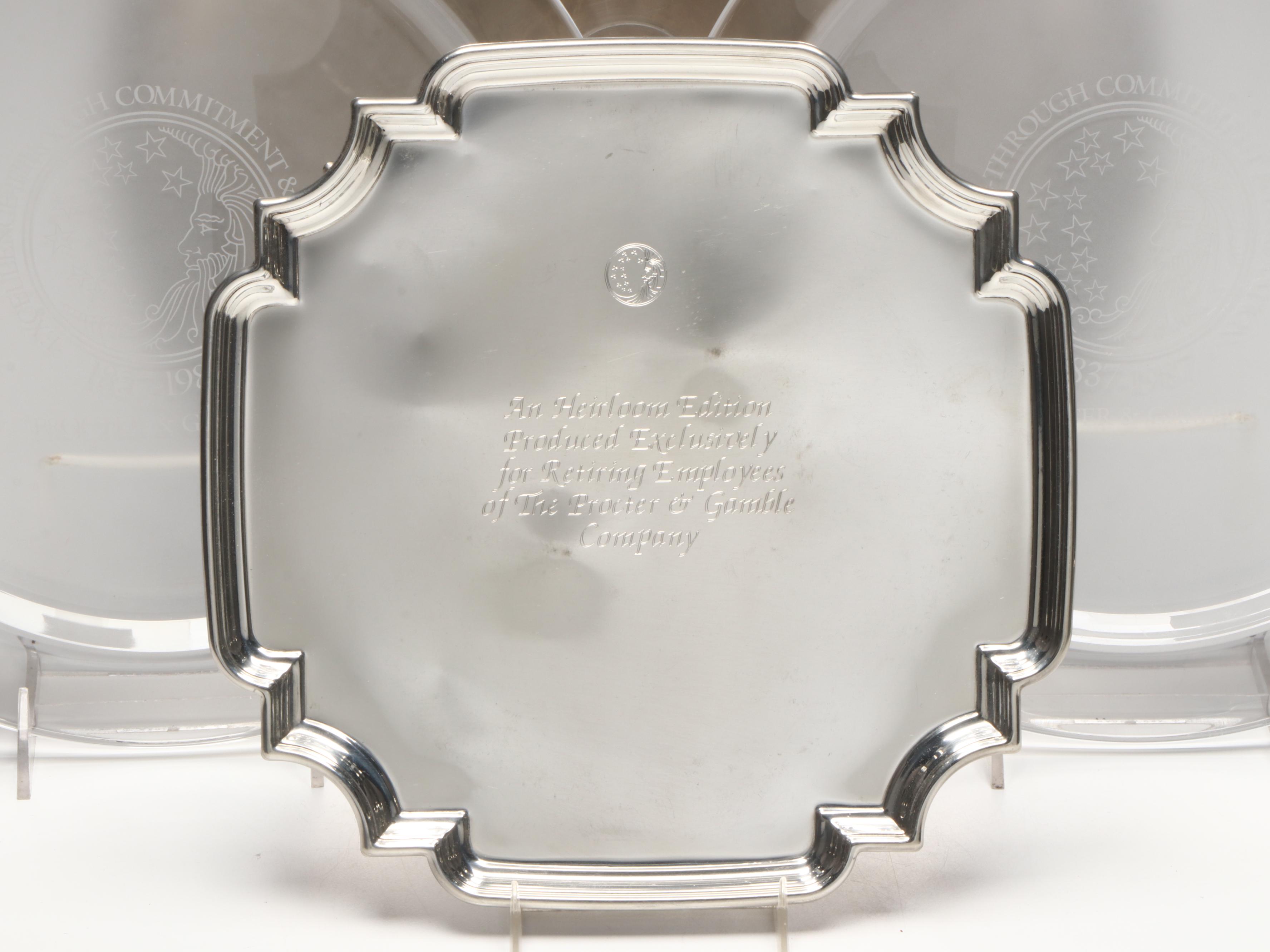 Colonial Style Pewter Coffee Set with Tableware and Accessories