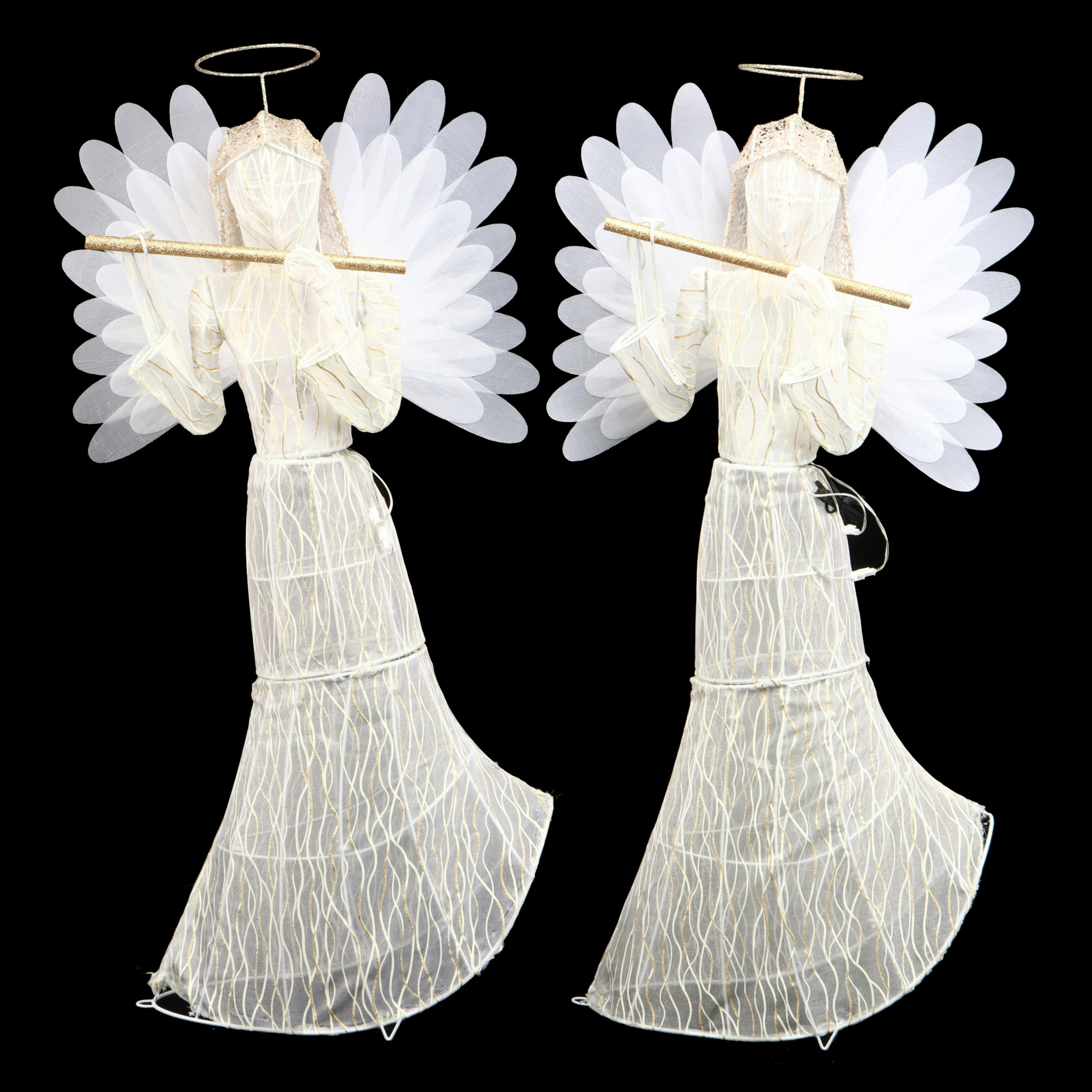 Mr. Christmas Animatronic Pre-Lit Outdoor Angels