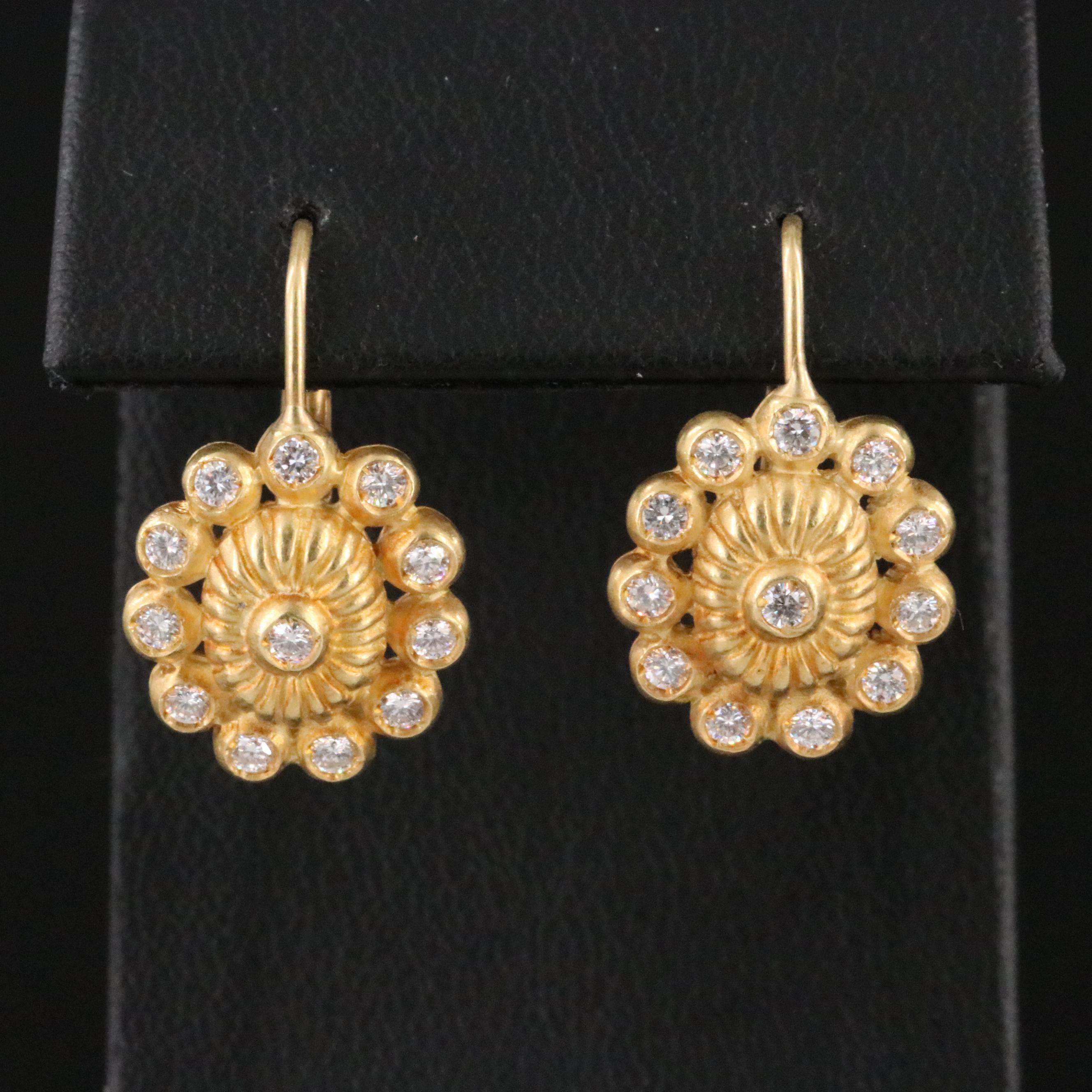 Doris Panos 18K 0.72 CTW Diamond Earrings