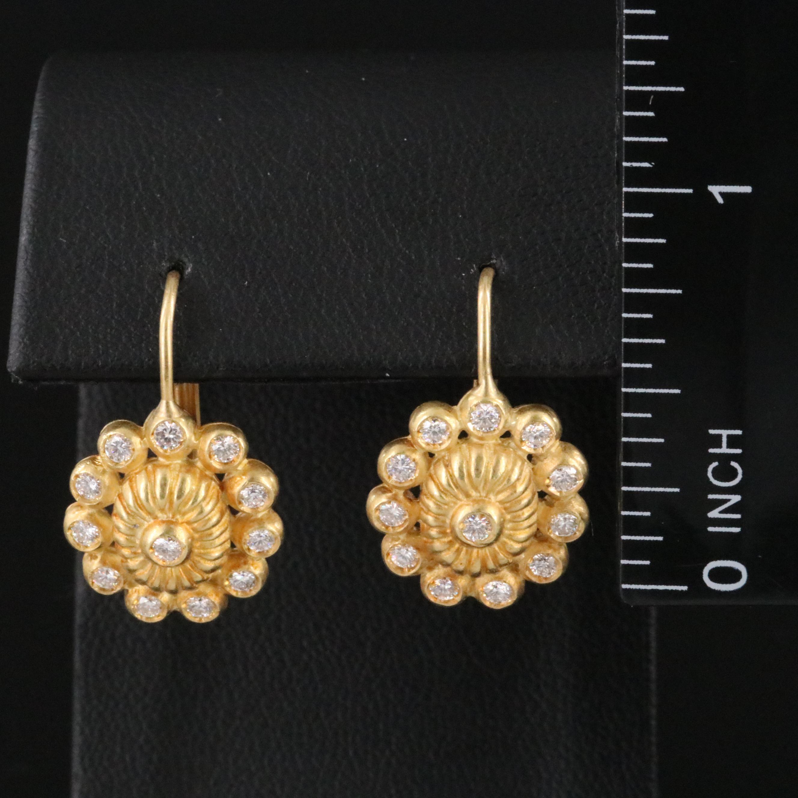 Doris Panos 18K 0.72 CTW Diamond Earrings