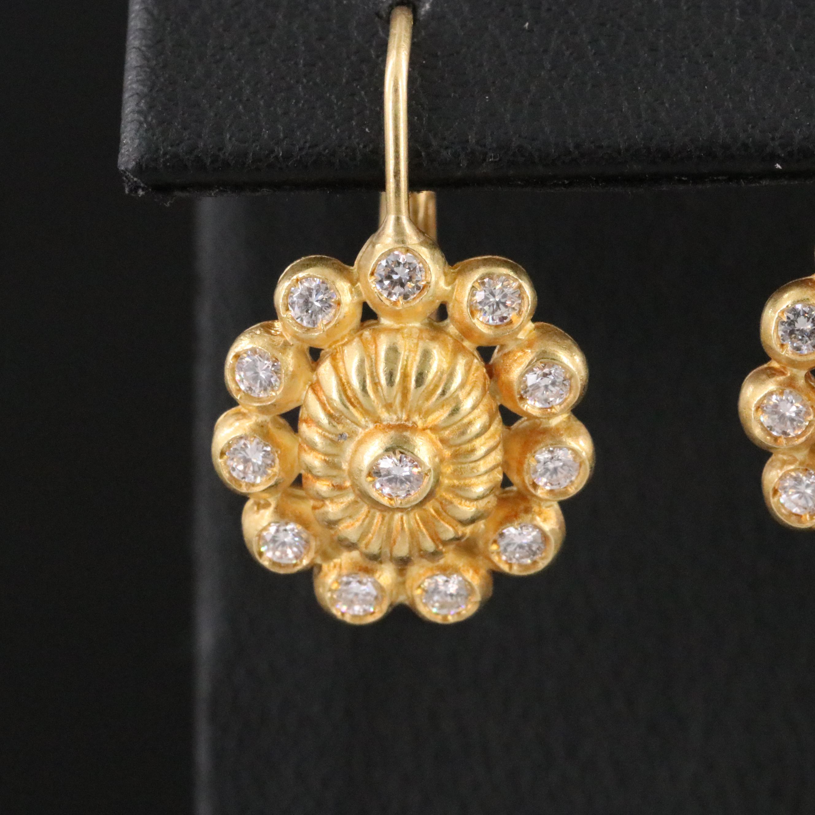 Doris Panos 18K 0.72 CTW Diamond Earrings