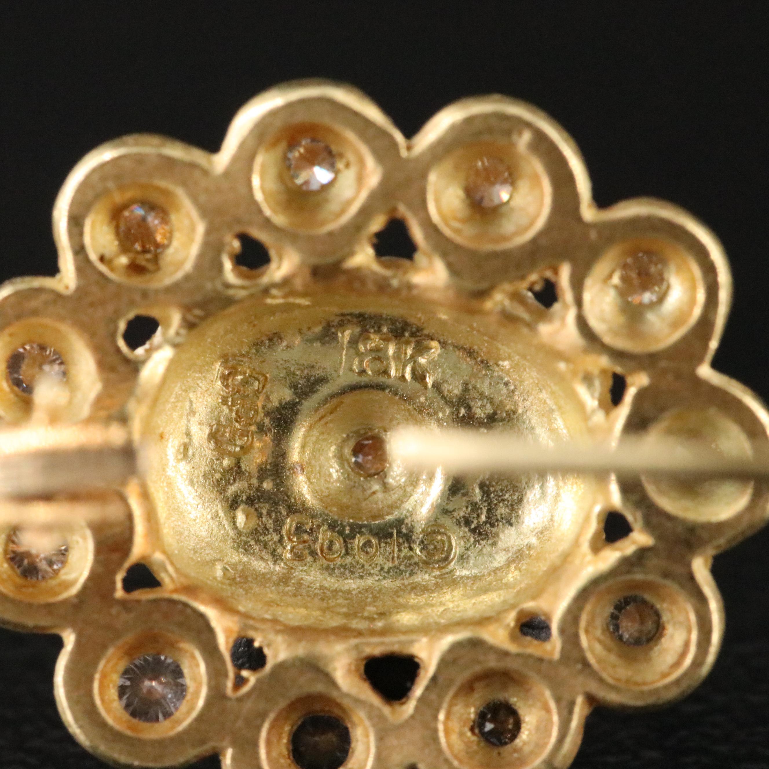 Doris Panos 18K 0.72 CTW Diamond Earrings