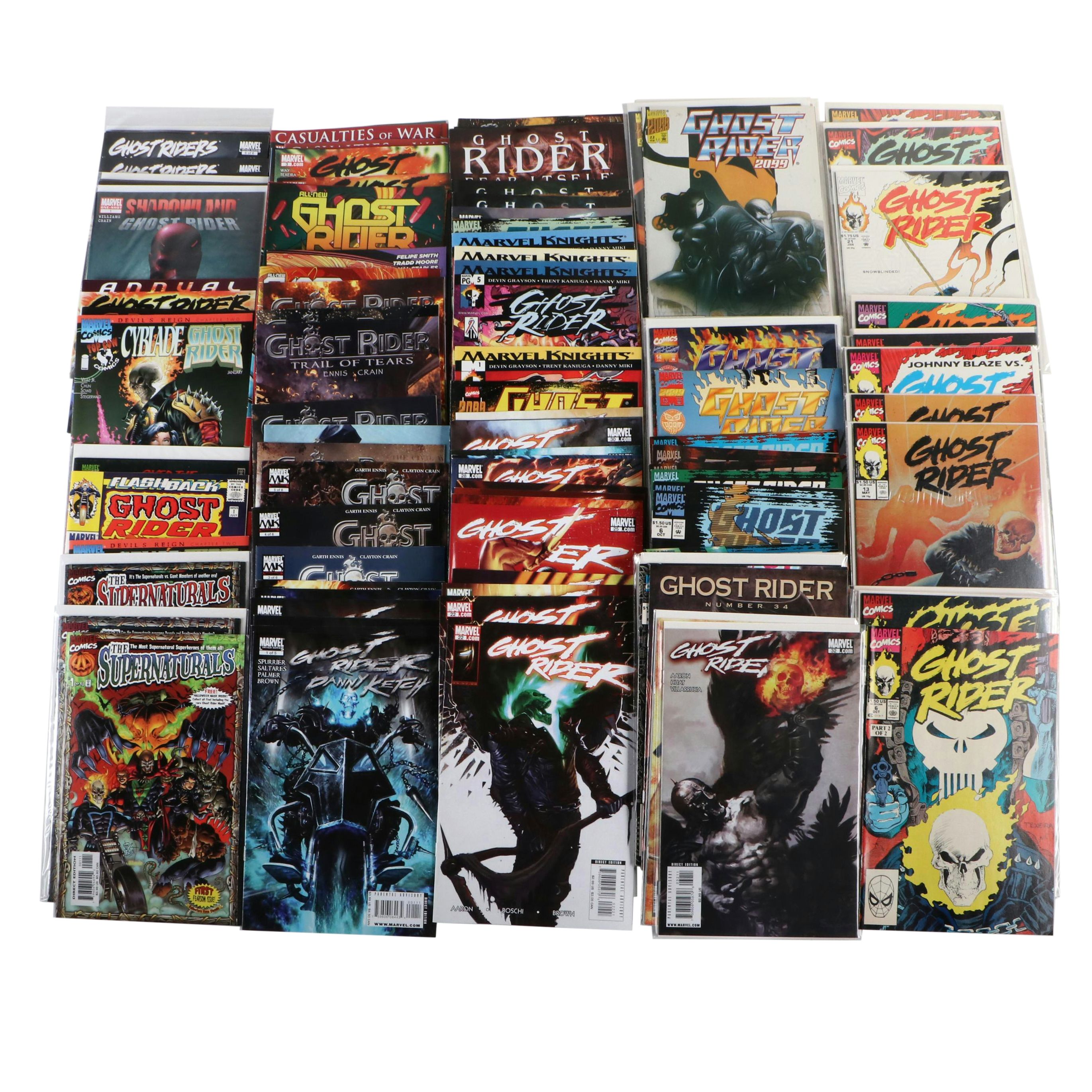 Modern Age Marvel Comics Featuring "Marvel Knights Ghost Rider" #1-3, 5 and More