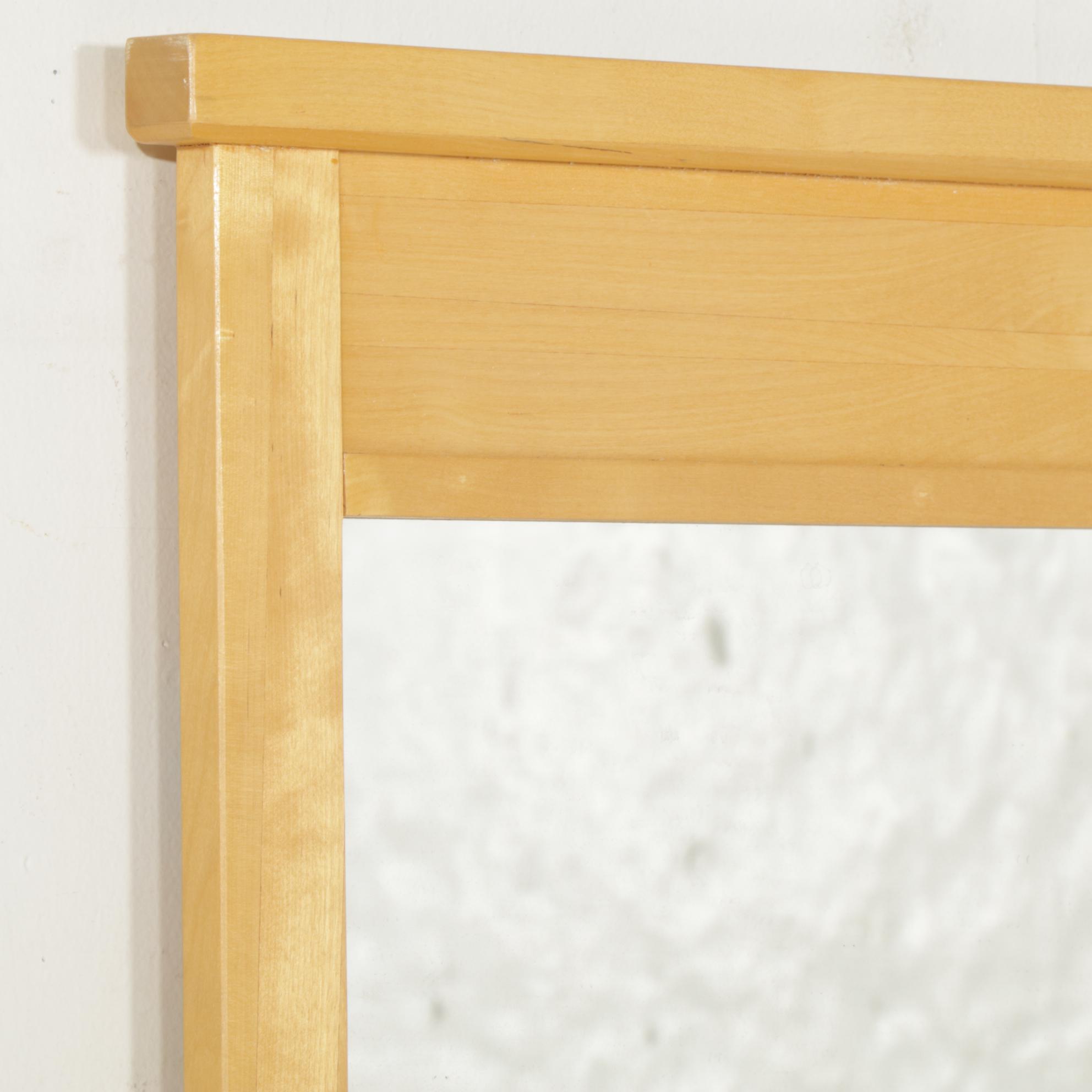 Bedtime Maple Dresser and Mirror, 21st Century