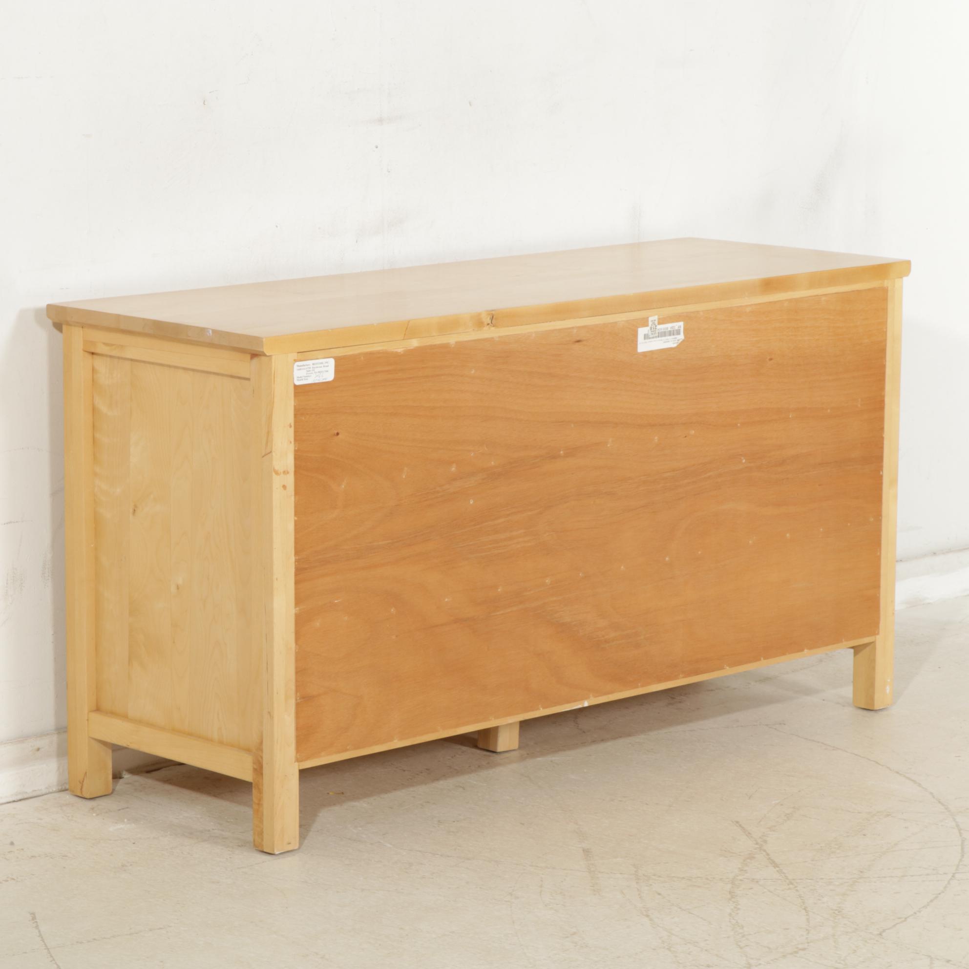 Bedtime Maple Dresser and Mirror, 21st Century