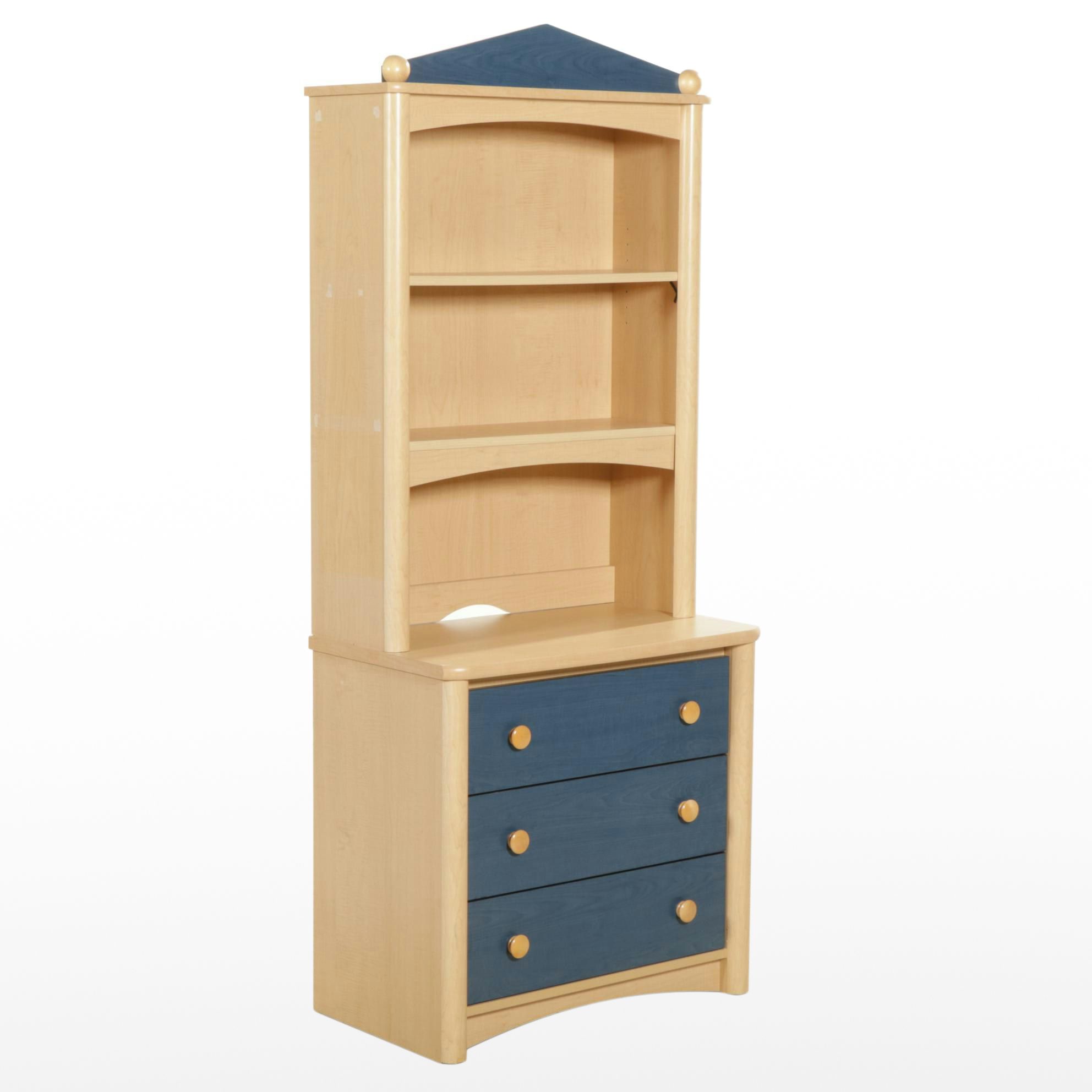 Palliser Maple Chest of Drawers and Hutch, 21st Century