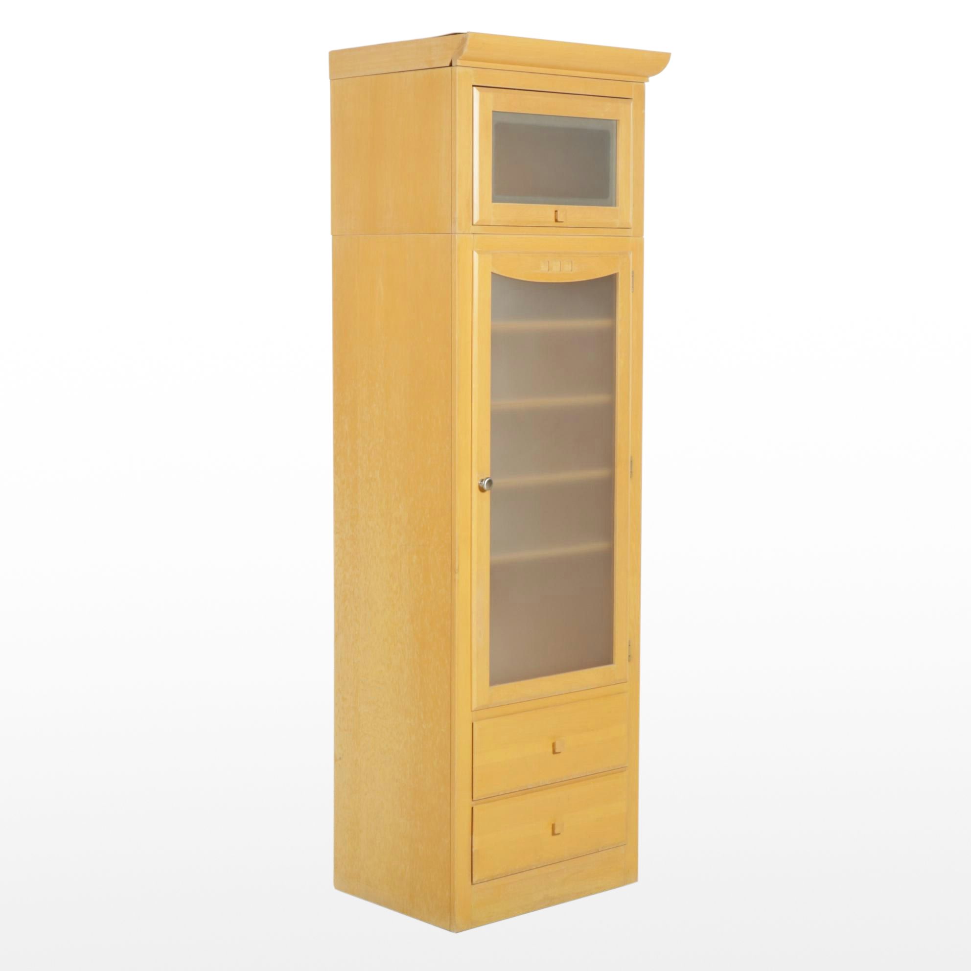 Ethan Allen "American Dimensions" Maple Media Cabinet, 1995