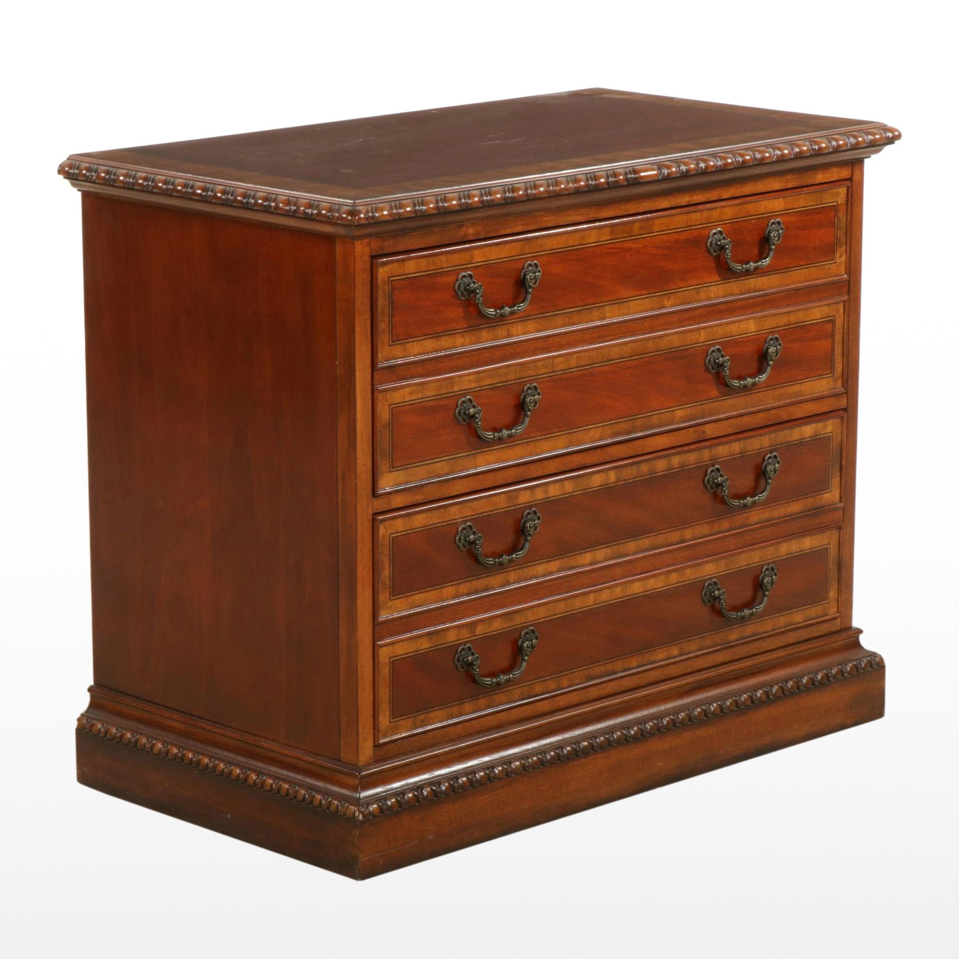 Universal Furniture Mahogany Lateral File Cabinet