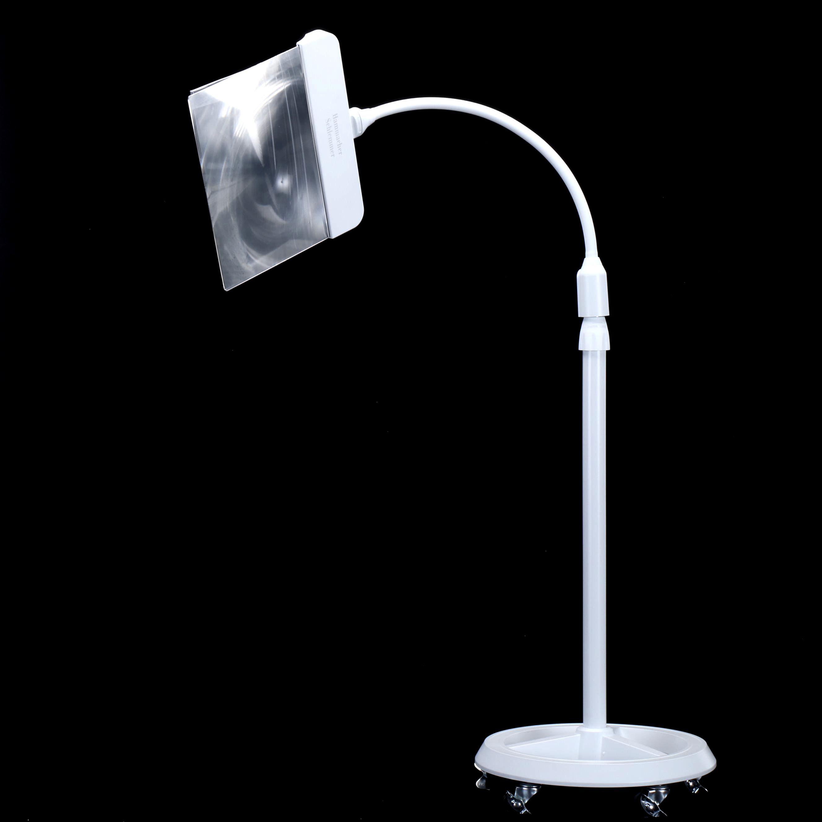 Hammacher Schlemmer Floor Standing Illuminated Full Page Magnifier, 21st C.