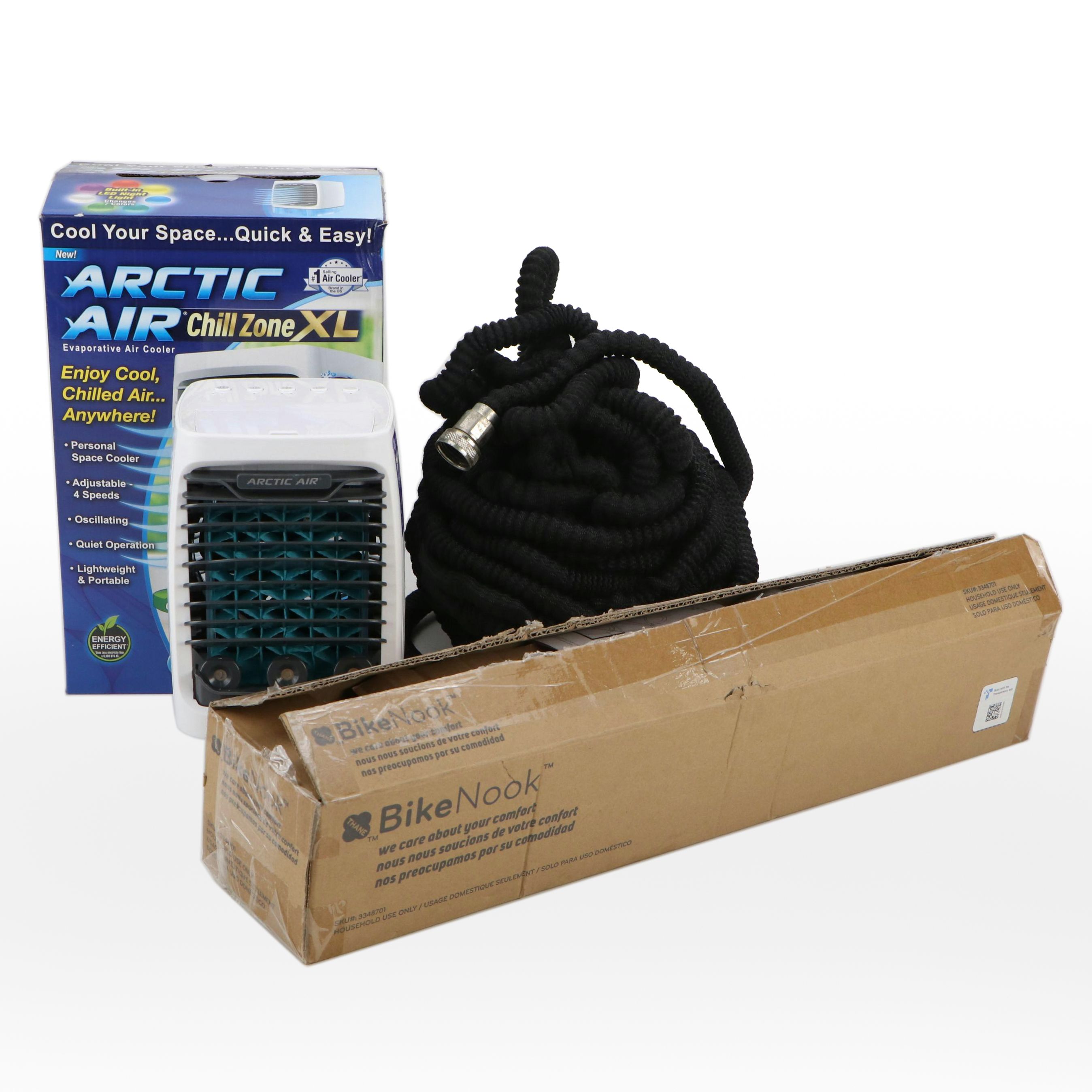 Arctic Air Chill Zone XL Air Cooler with BikeNook Bike Rack and Other