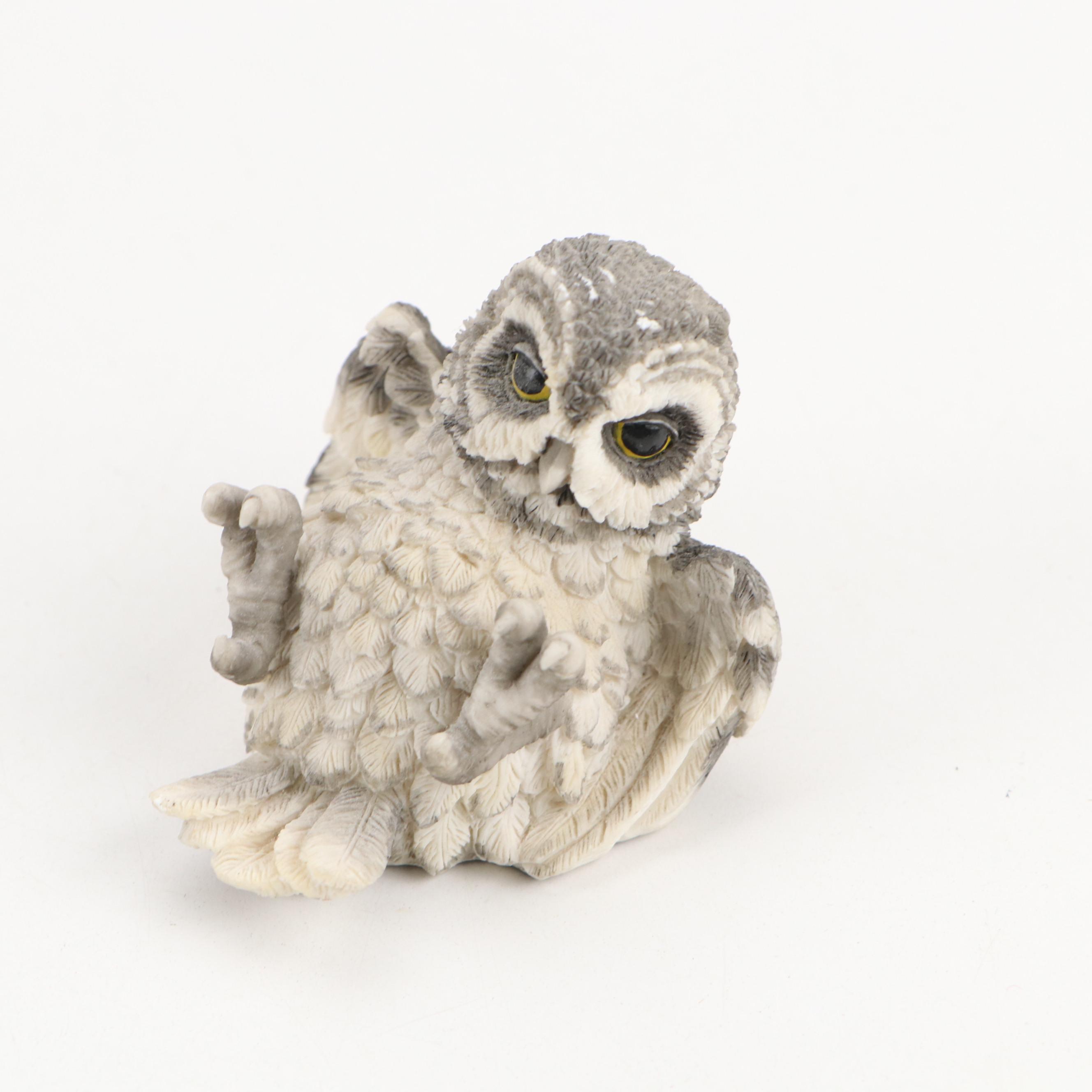 Towle Porcelain Music Box with Homco, Price and Other Owls
