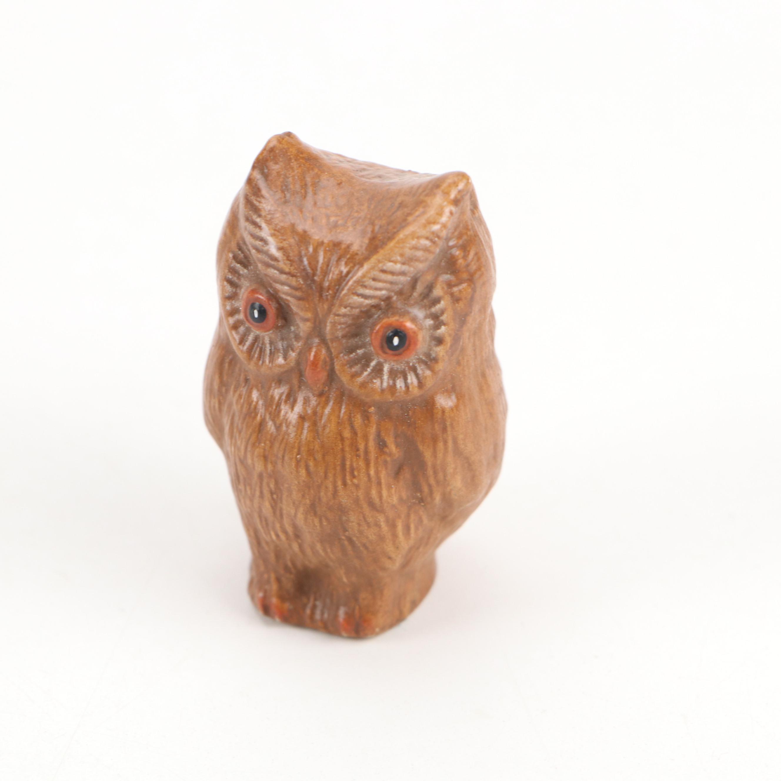 Towle Porcelain Music Box with Homco, Price and Other Owls